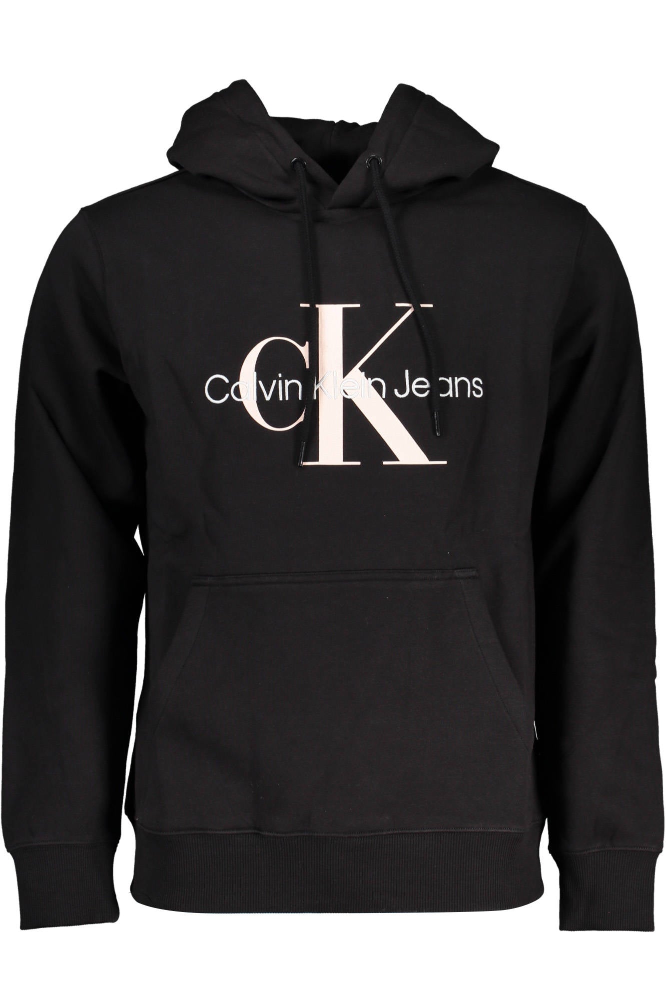 CALVIN KLEIN MEN'S BLACK ZIPLESS SWEATSHIRT