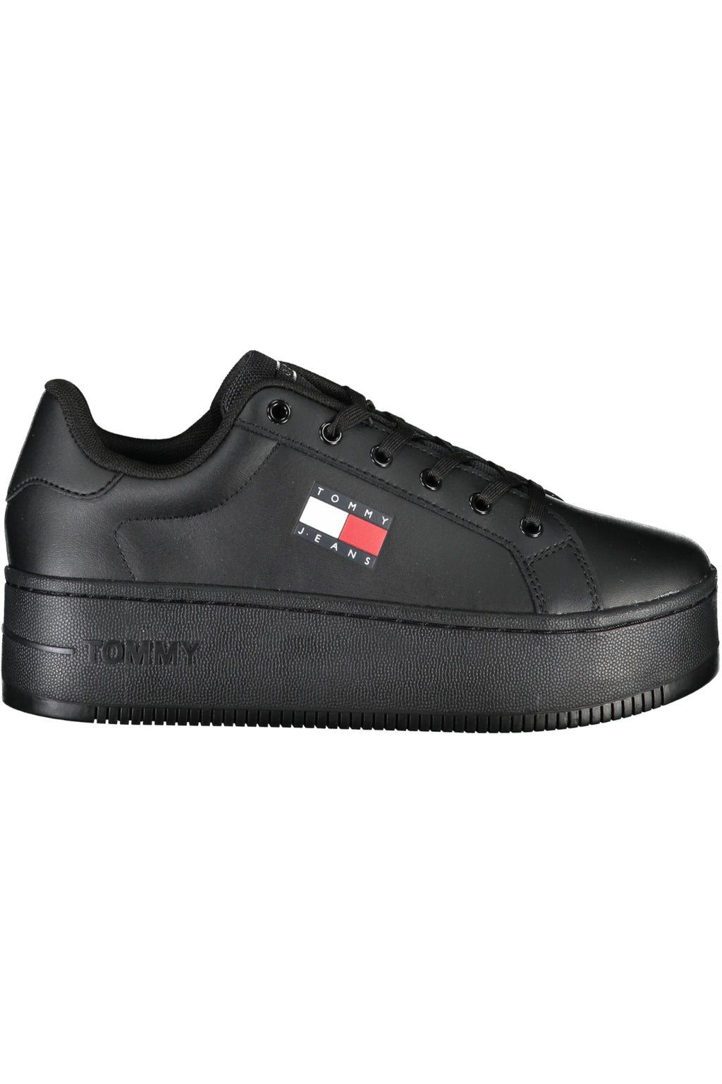 TOMMY HILFIGER BLACK WOMEN'S SPORTS SHOES