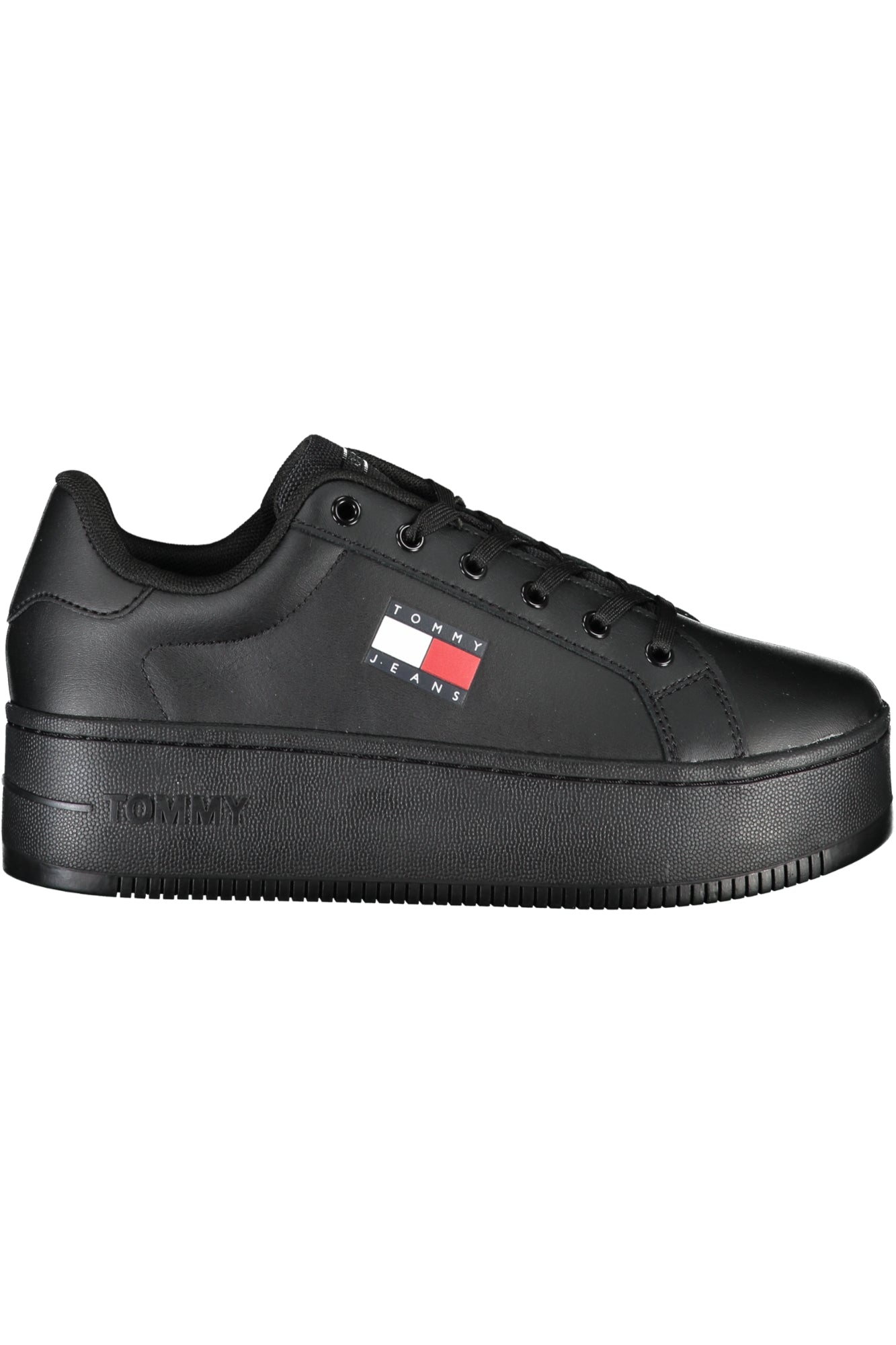TOMMY HILFIGER BLACK WOMEN'S SPORTS SHOES