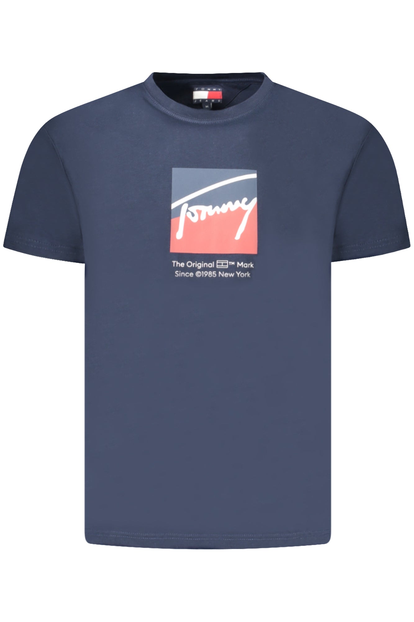 TOMMY HILFIGER MEN'S SHORT-SLEEVE T-SHIRT BLUE