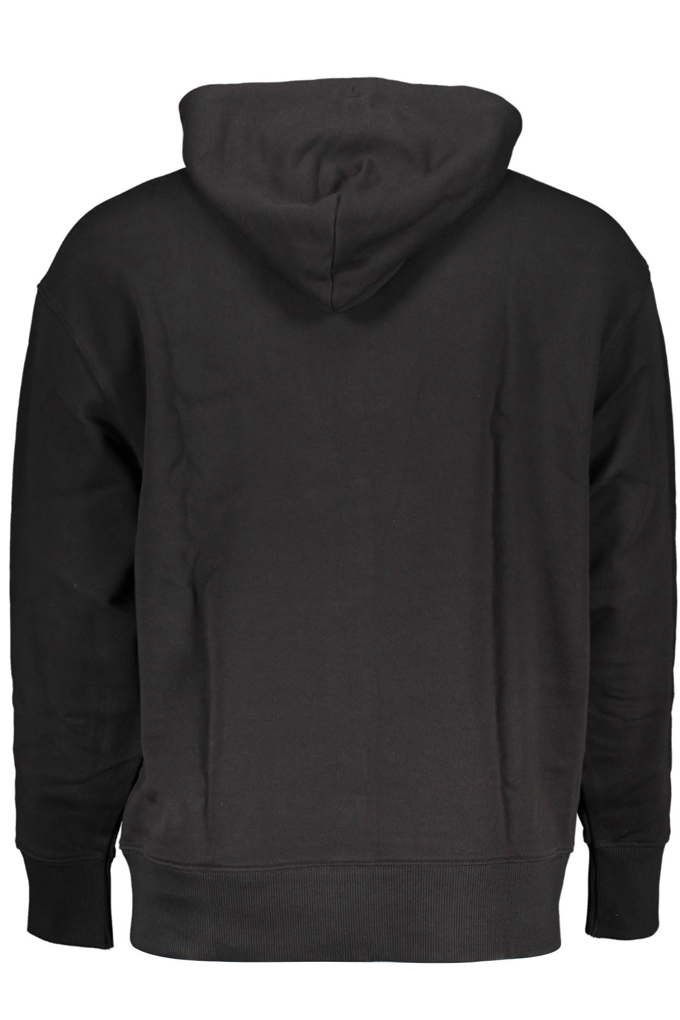 TOMMY HILFIGER MEN'S BLACK ZIPLESS SWEATSHIRT