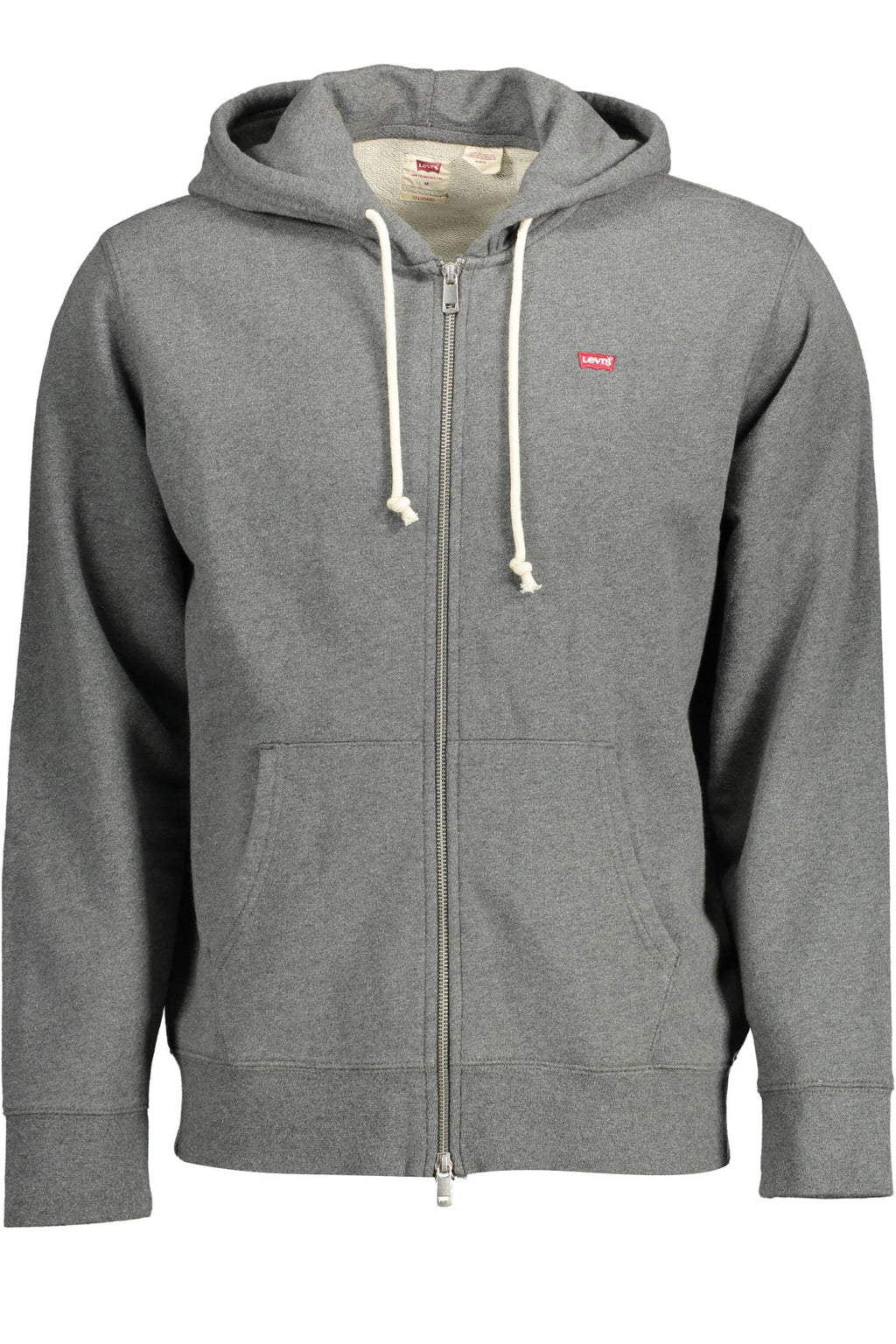 LEVI'S SWEATSHIRT WITH ZIP MAN GRAY