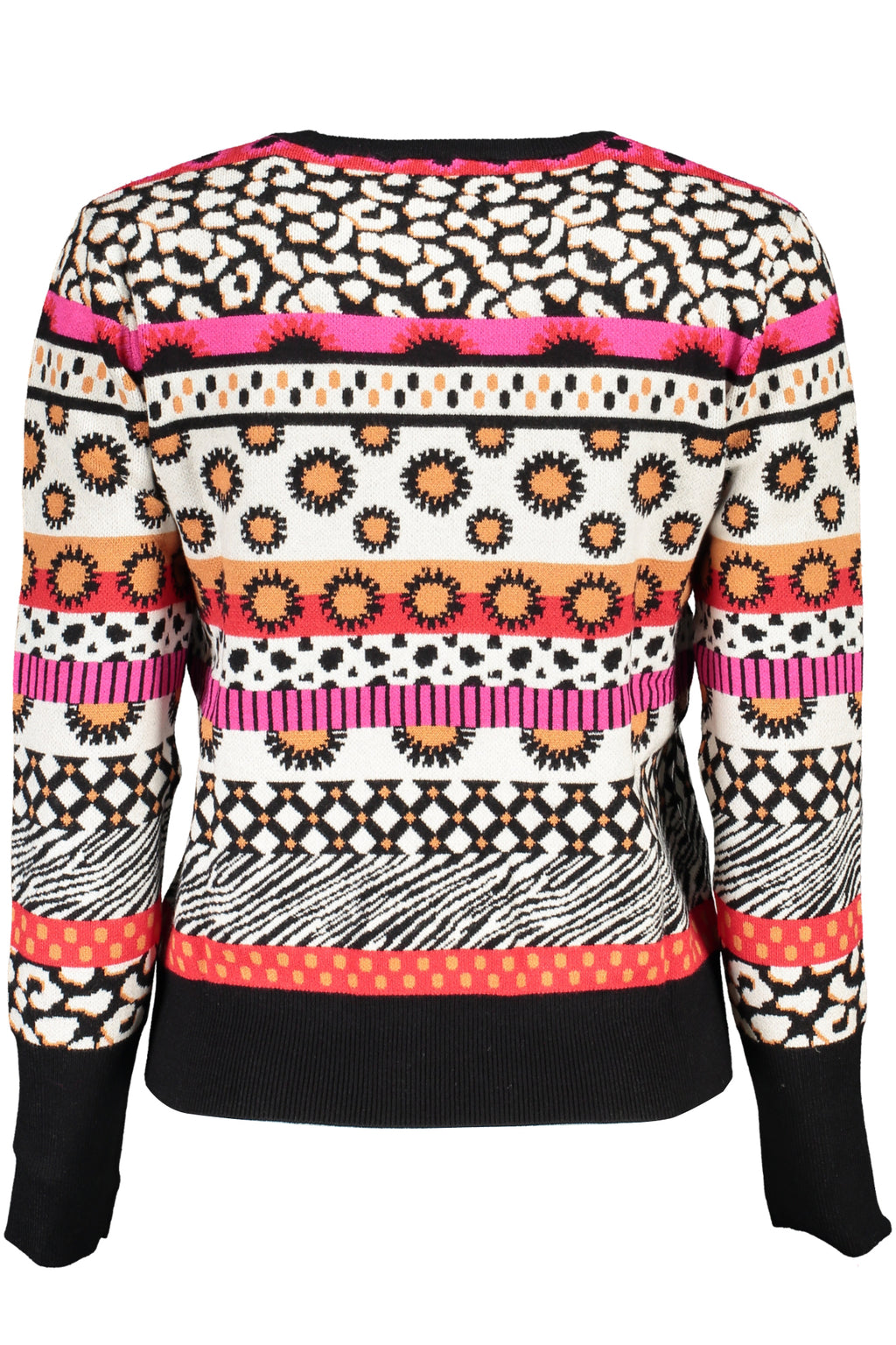 DESIGUAL PINK WOMEN'S SWEATER
