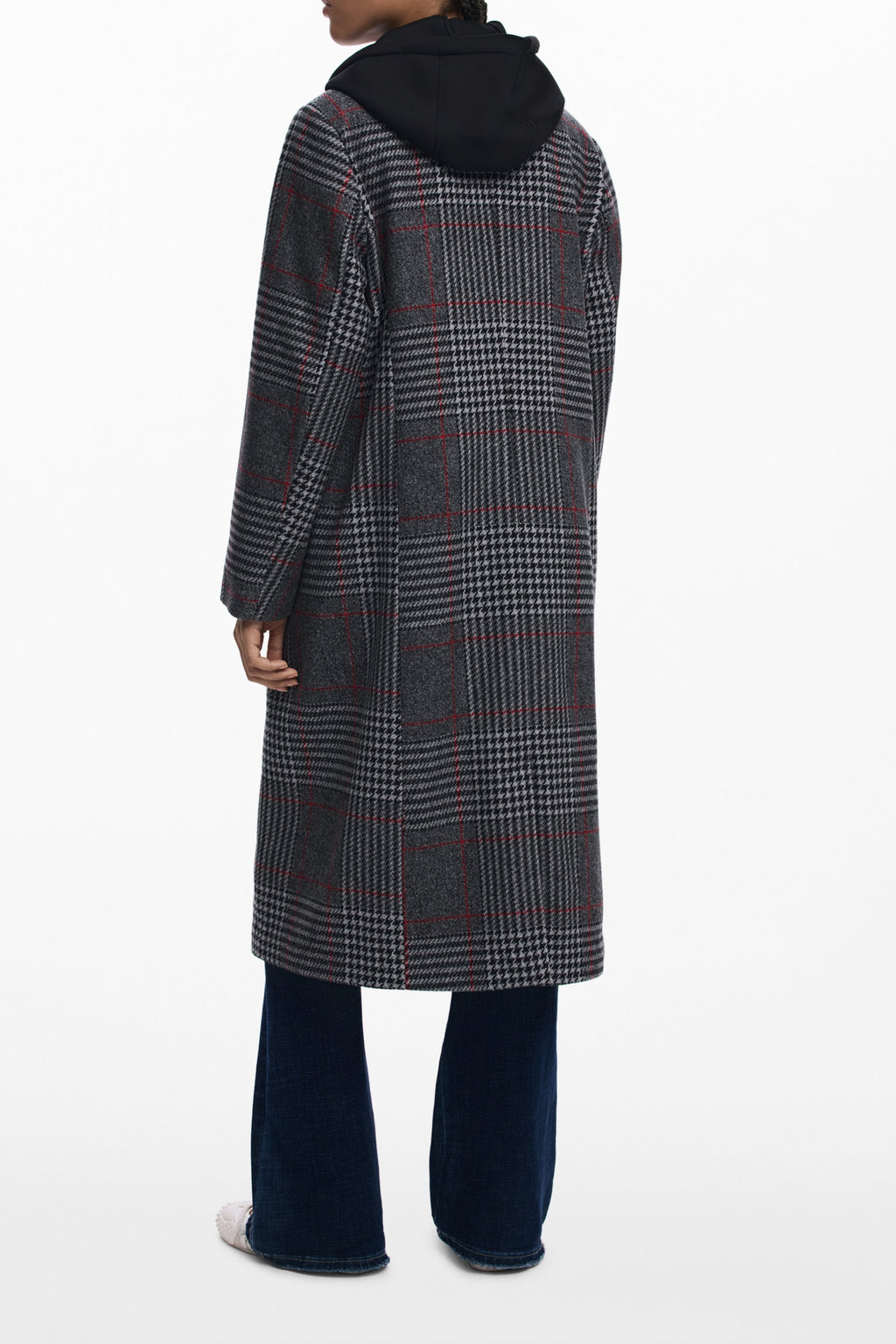 DESIGUAL WOMEN'S GREY COAT