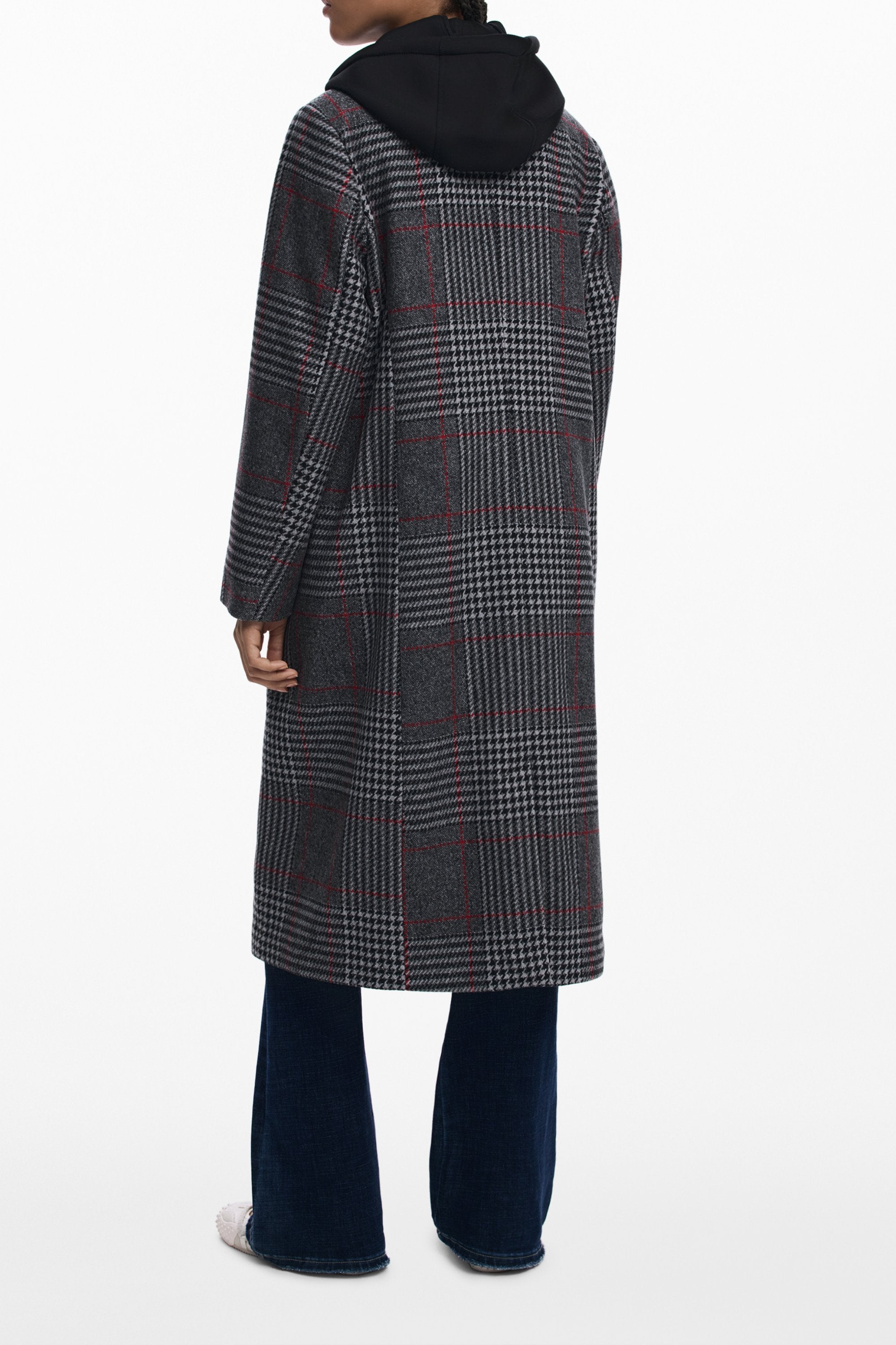 DESIGUAL WOMEN'S GREY COAT