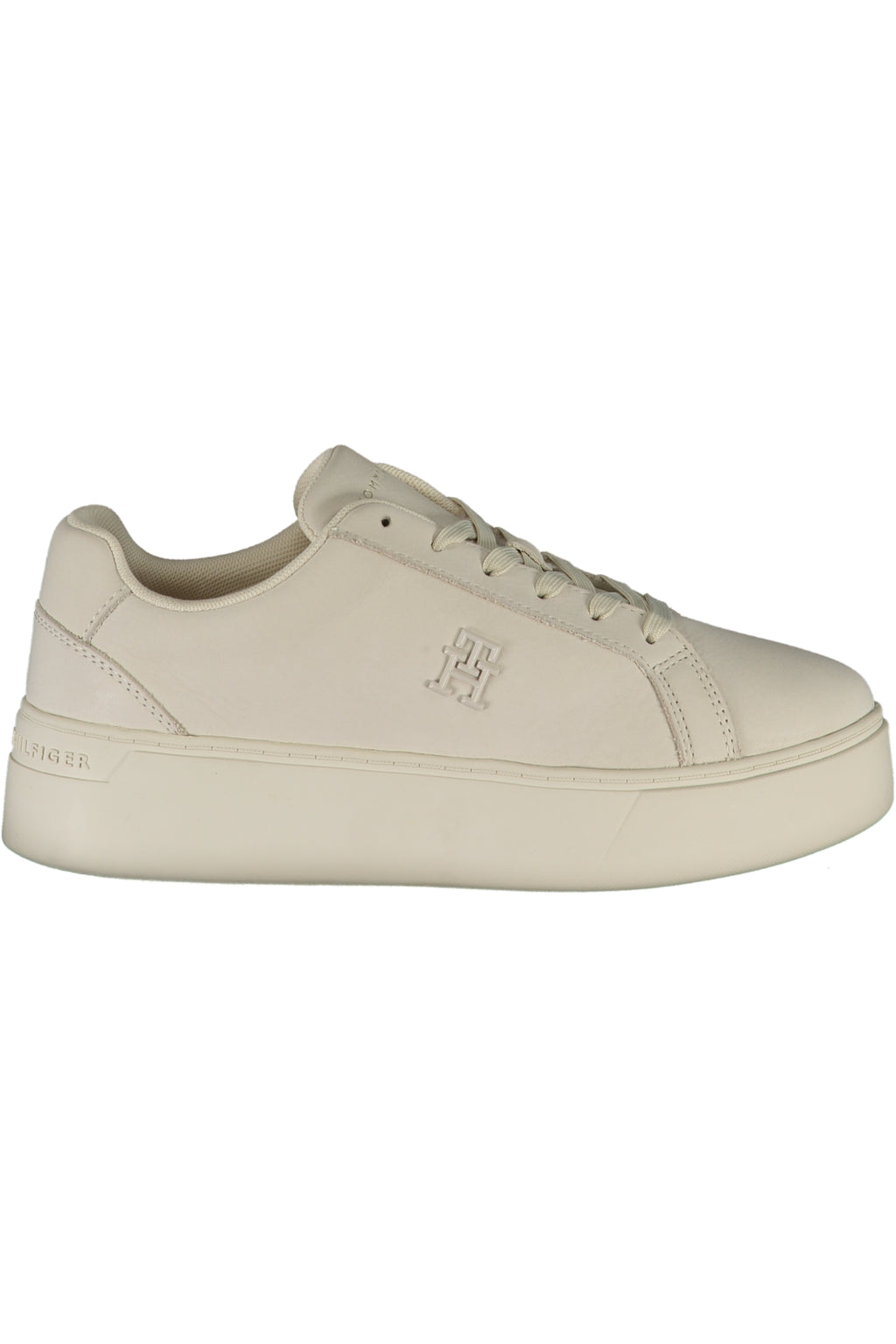TOMMY HILFIGER WHITE WOMEN'S SPORTS SHOES