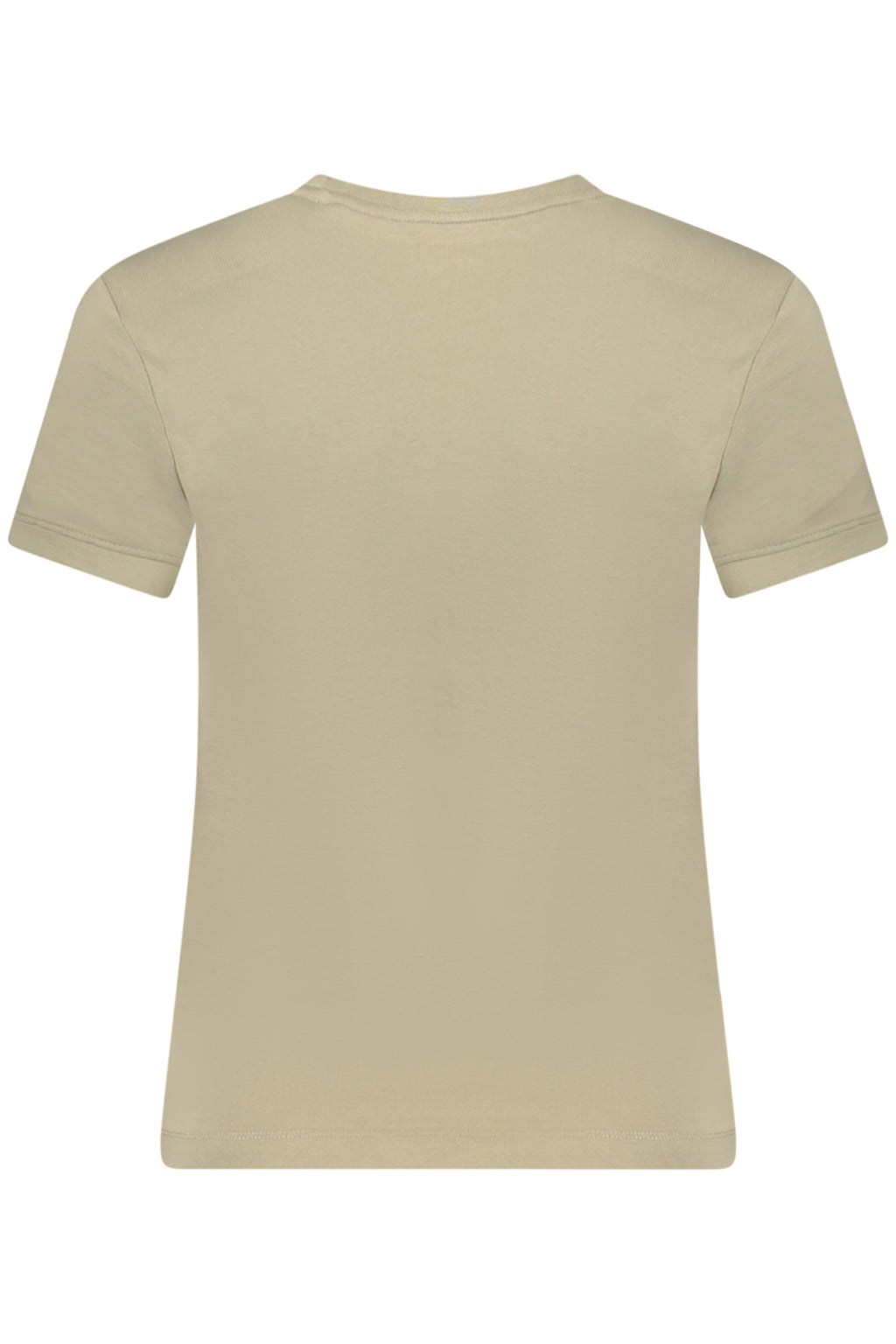 GUESS JEANS BEIGE WOMEN'S SHORT SLEEVE T-SHIRT