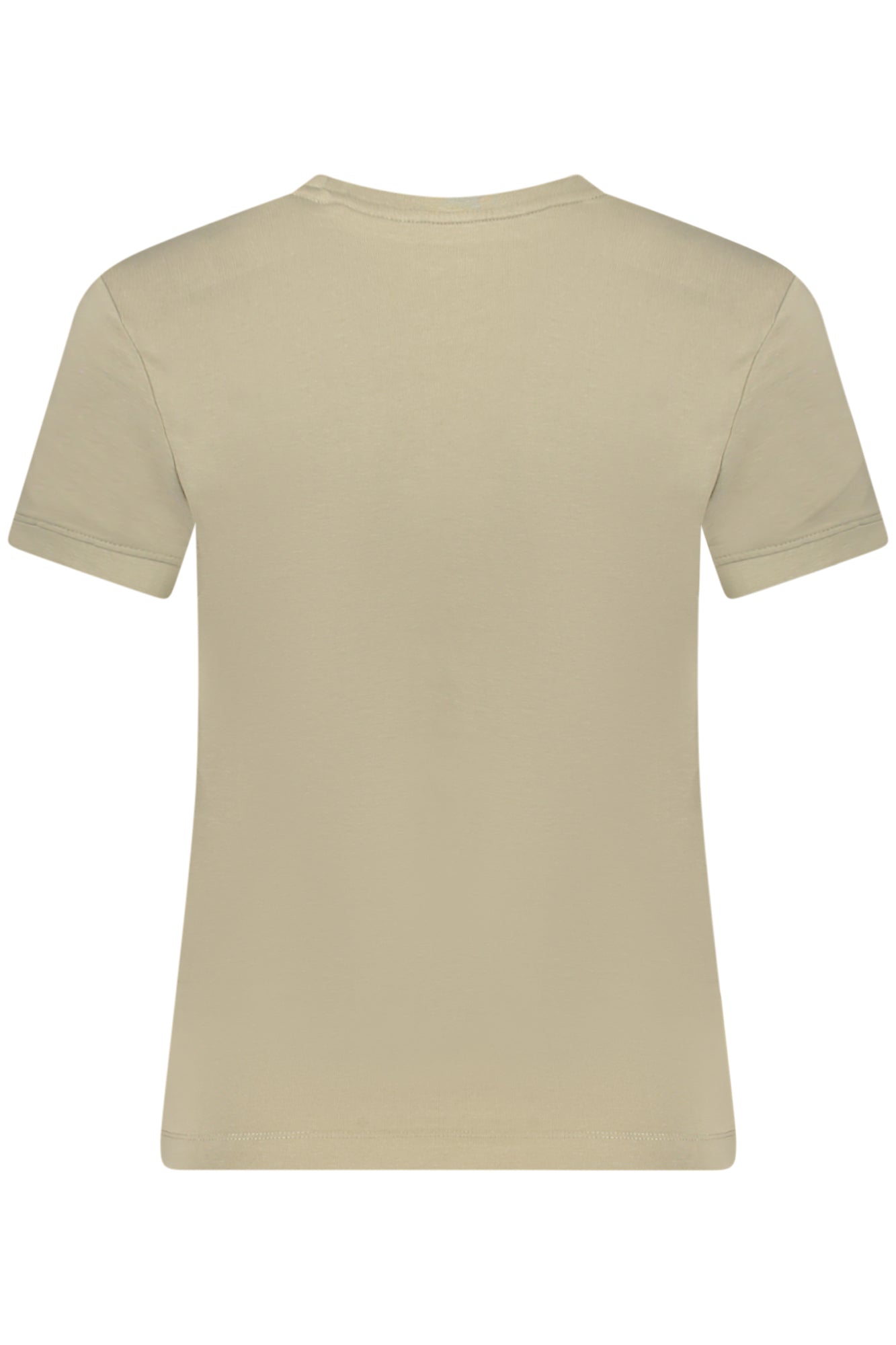 GUESS JEANS BEIGE WOMEN'S SHORT SLEEVE T-SHIRT