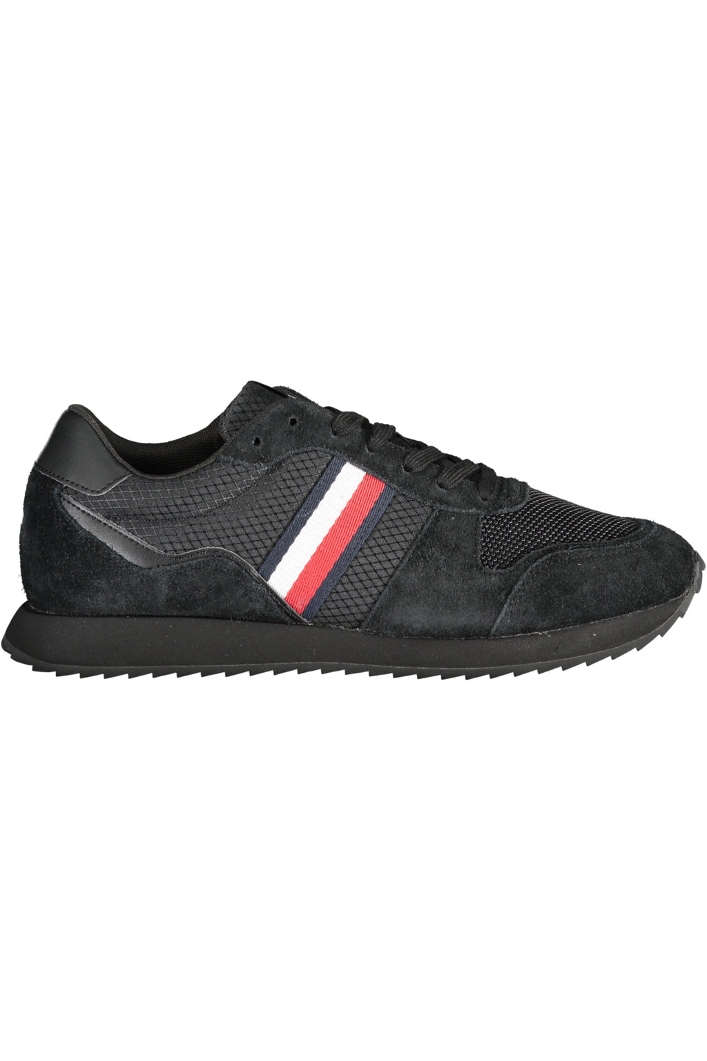 TOMMY HILFIGER BLACK MEN'S SPORTS SHOES