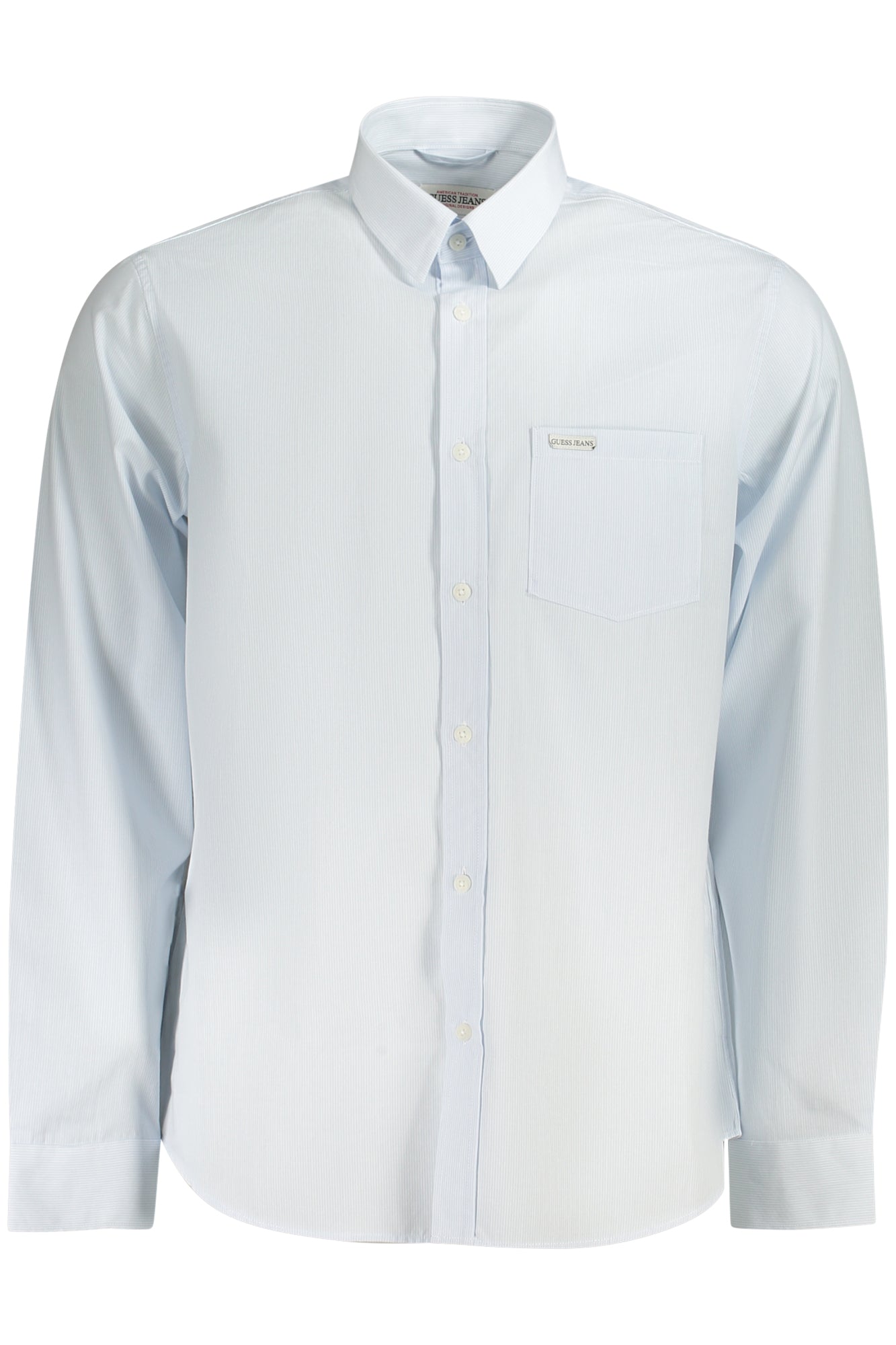 GUESS JEANS LONG SLEEVE SHIRT MEN BLUE