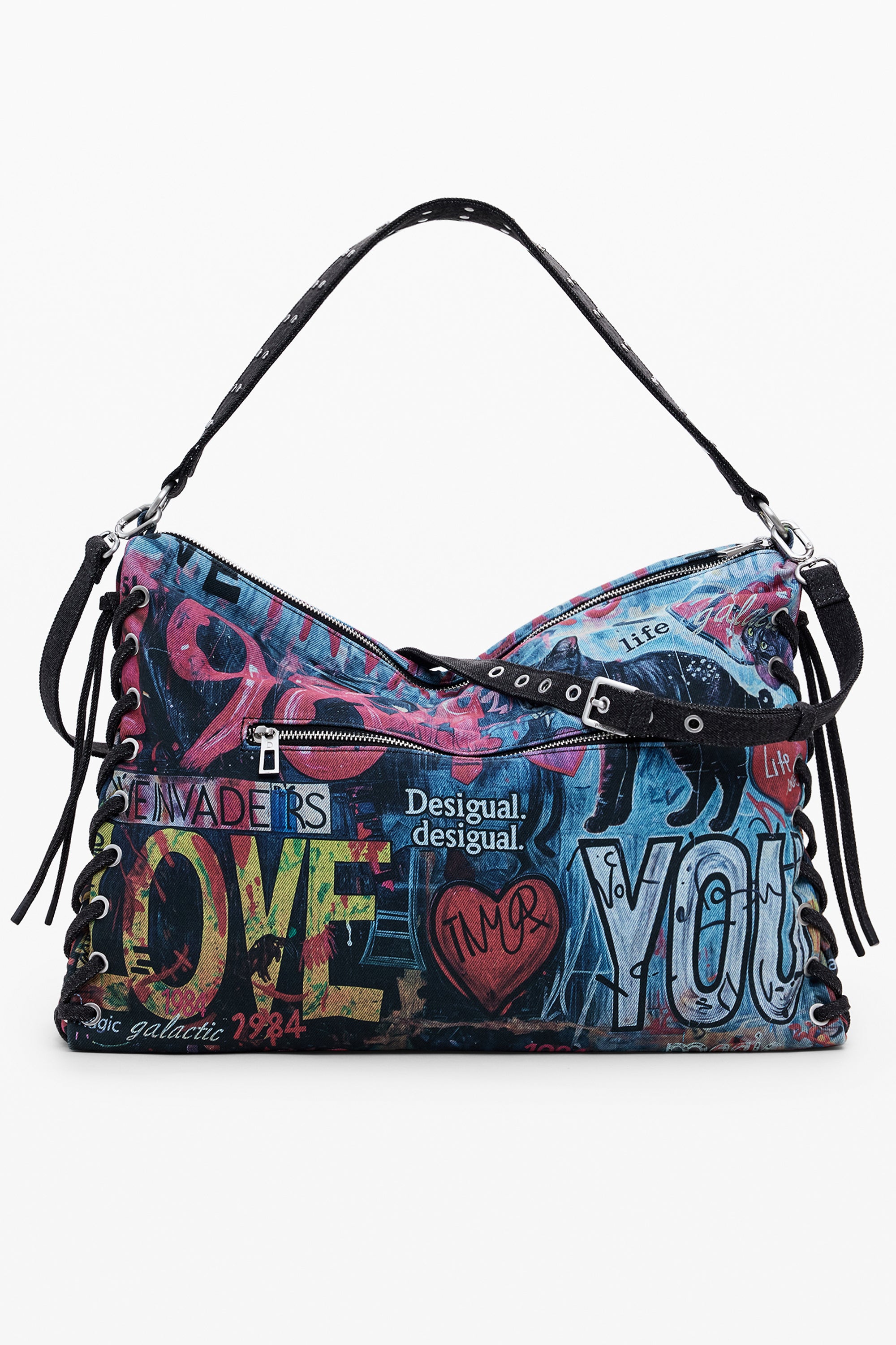 DESIGUAL WOMEN'S BLUE BAG