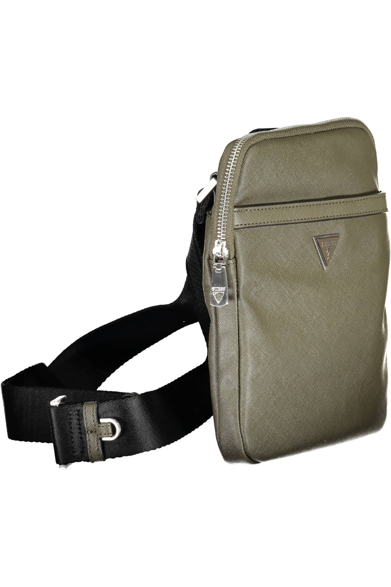 GUESS JEANS MAN GREEN SHOULDER BAG