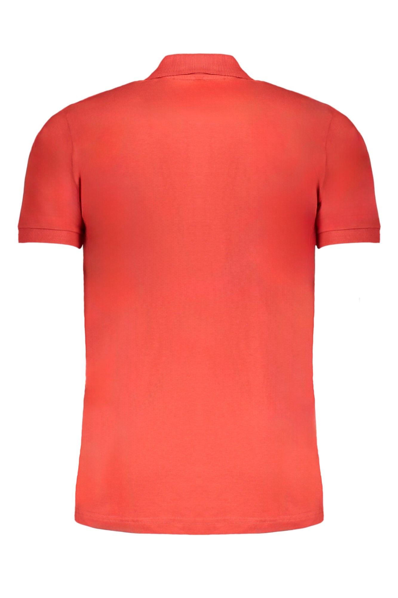 GIAN MARCO VENTURI MEN'S RED SHORT SLEEVED POLO SHIRT
