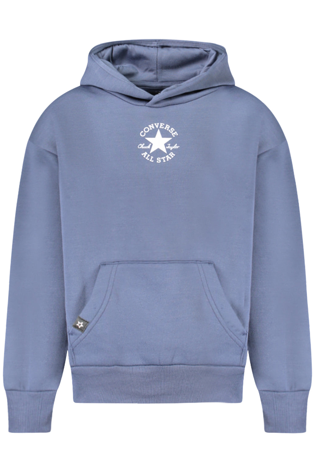 CONVERSE CHILDREN'S BLUE ZIP-UP SWEATSHIRT