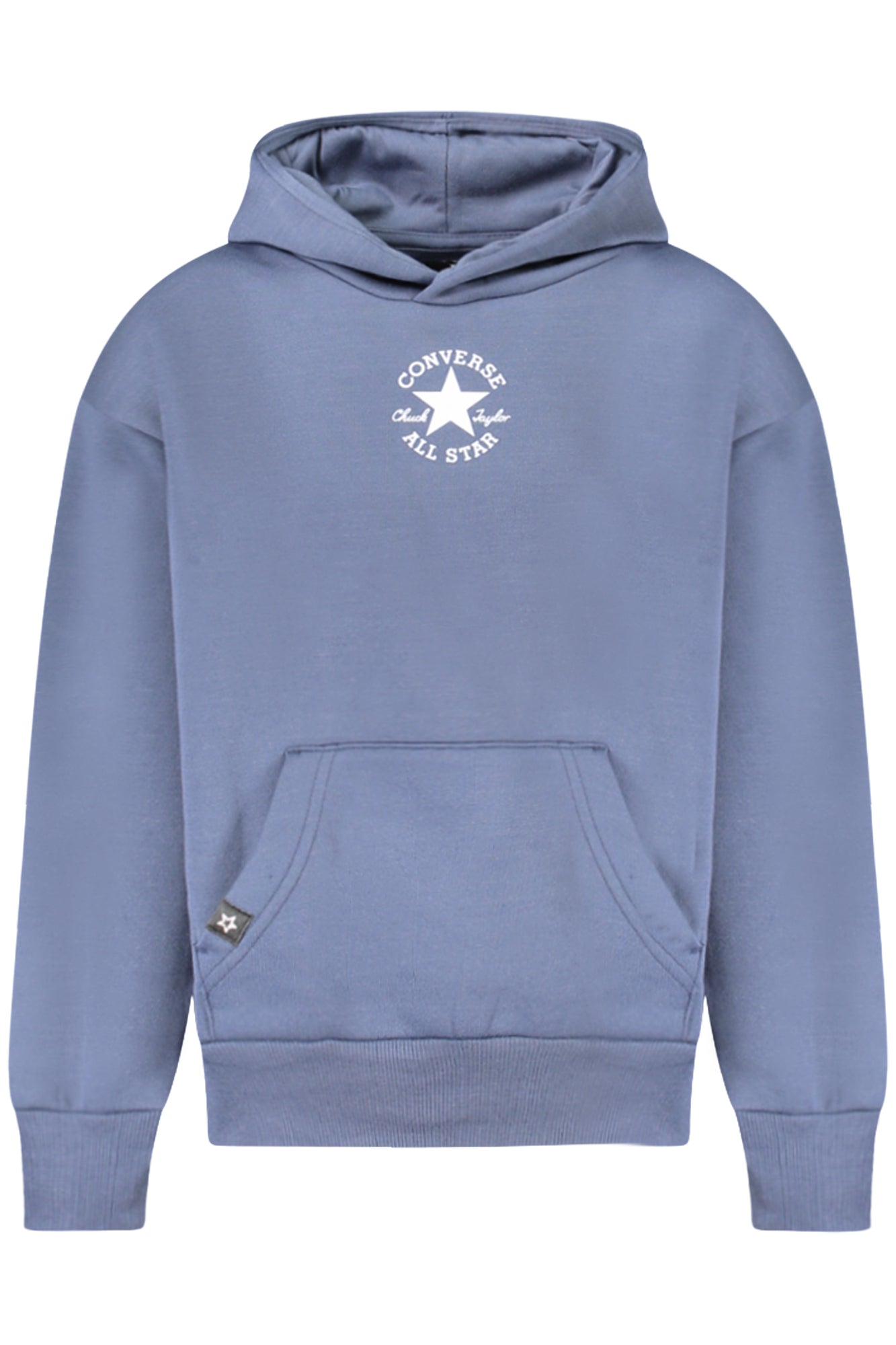 CONVERSE CHILDREN'S BLUE ZIP-UP SWEATSHIRT