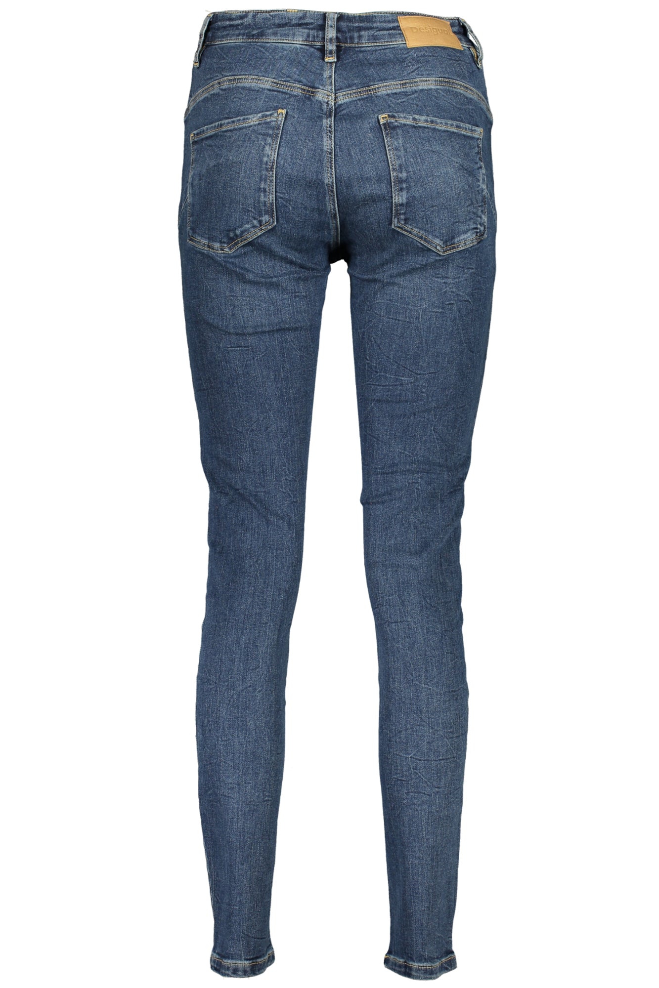 DESIGUAL WOMEN'S DENIM JEANS BLUE
