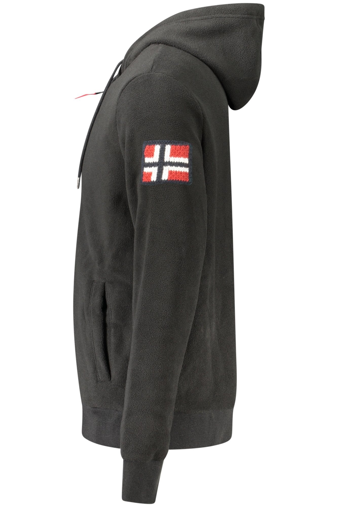 NORWAY 1963 MEN'S BLACK ZIP-UP SWEATSHIRT