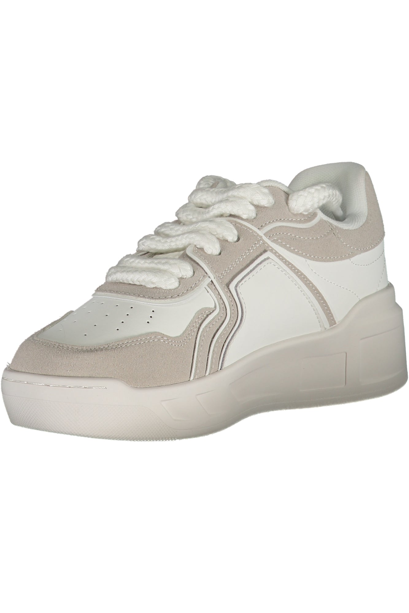 GAELLE PARIS WHITE WOMEN'S SPORTS SHOES