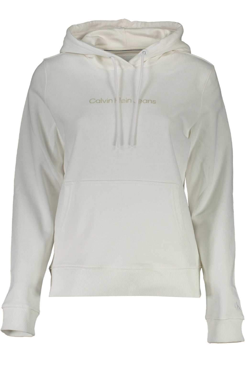 CALVIN KLEIN SWEATSHIRT WITHOUT ZIP WOMAN WHITE