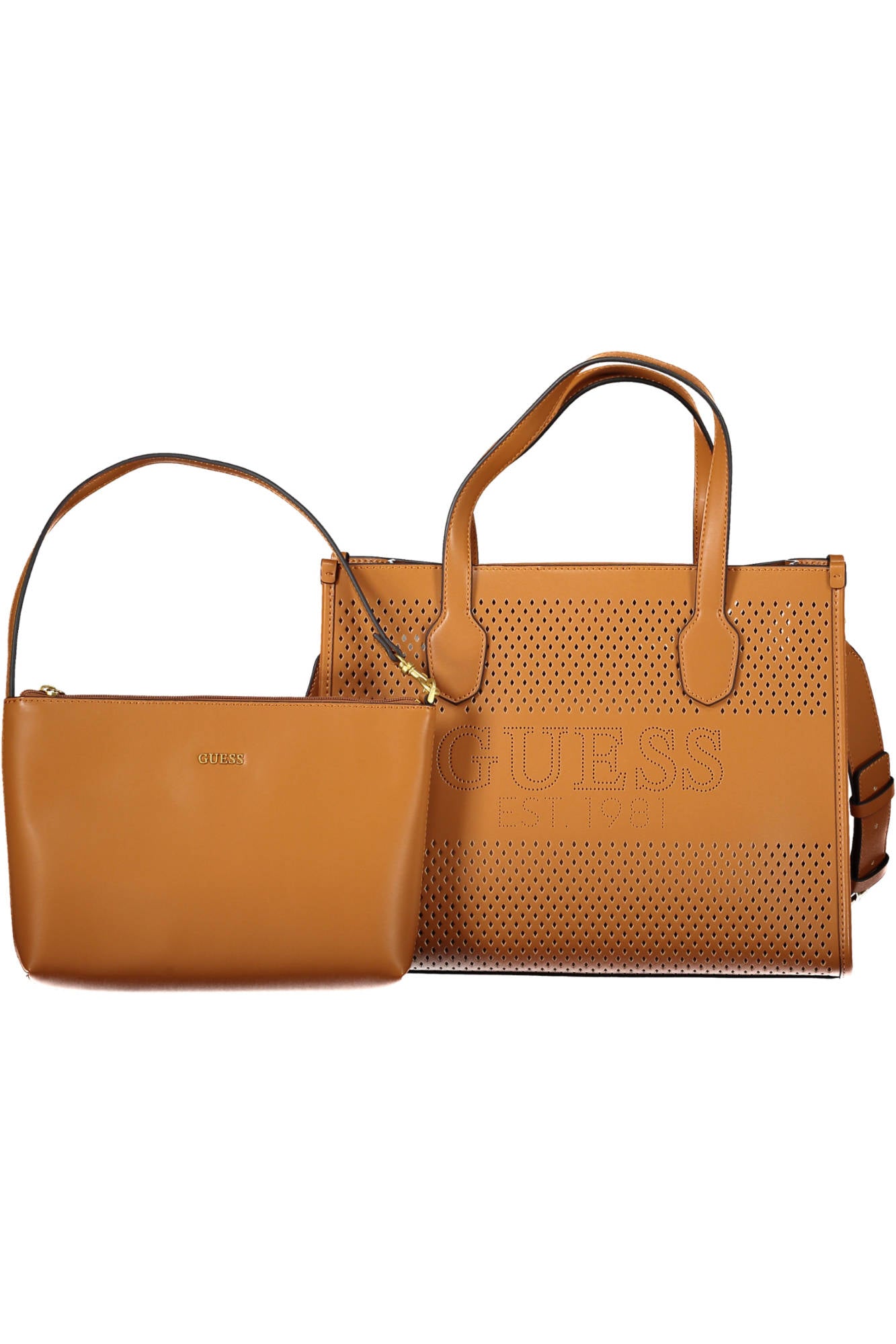 GUESS JEANS WOMEN'S BAG BROWN