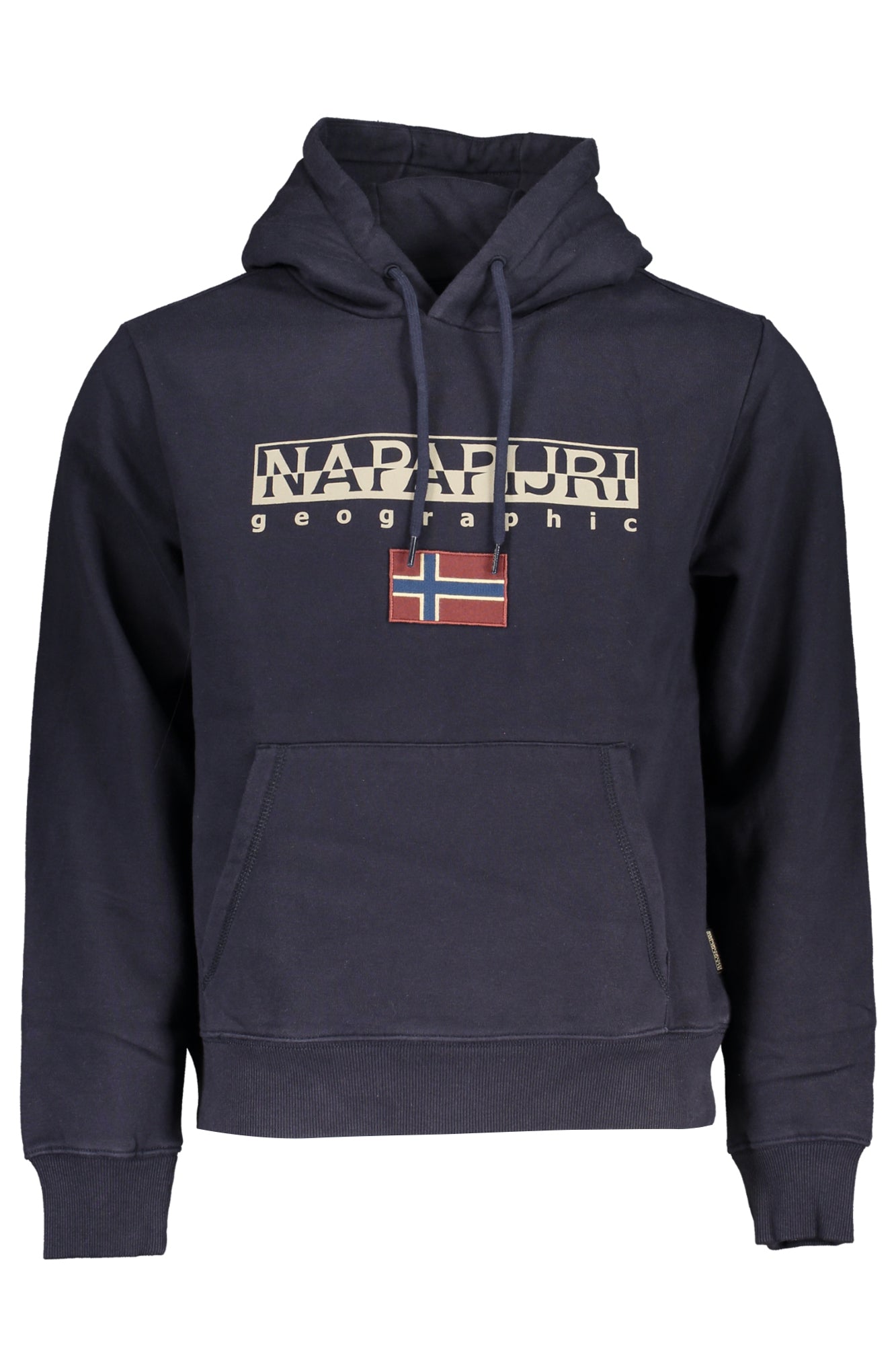 NAPAPIJRI MEN'S BLUE ZIPLESS SWEATSHIRT