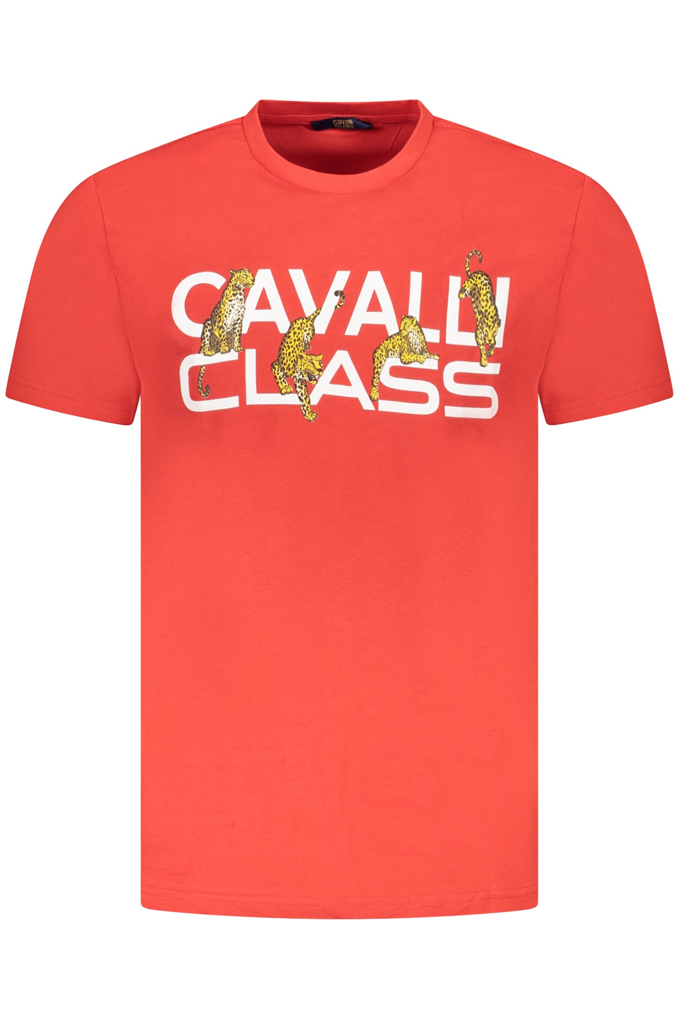 CAVALLI CLASS SHORT SLEEVE T-SHIRT MEN RED