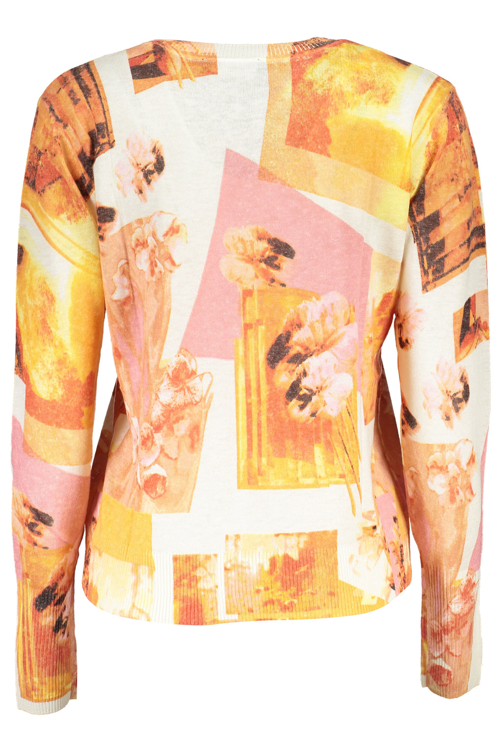 DESIGUAL WHITE WOMEN'S SWEATER