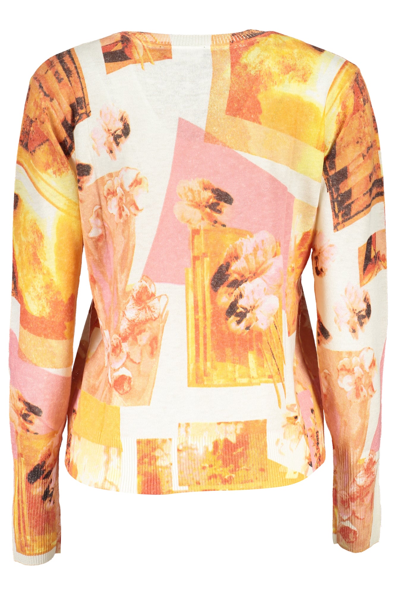 DESIGUAL WHITE WOMEN'S SWEATER