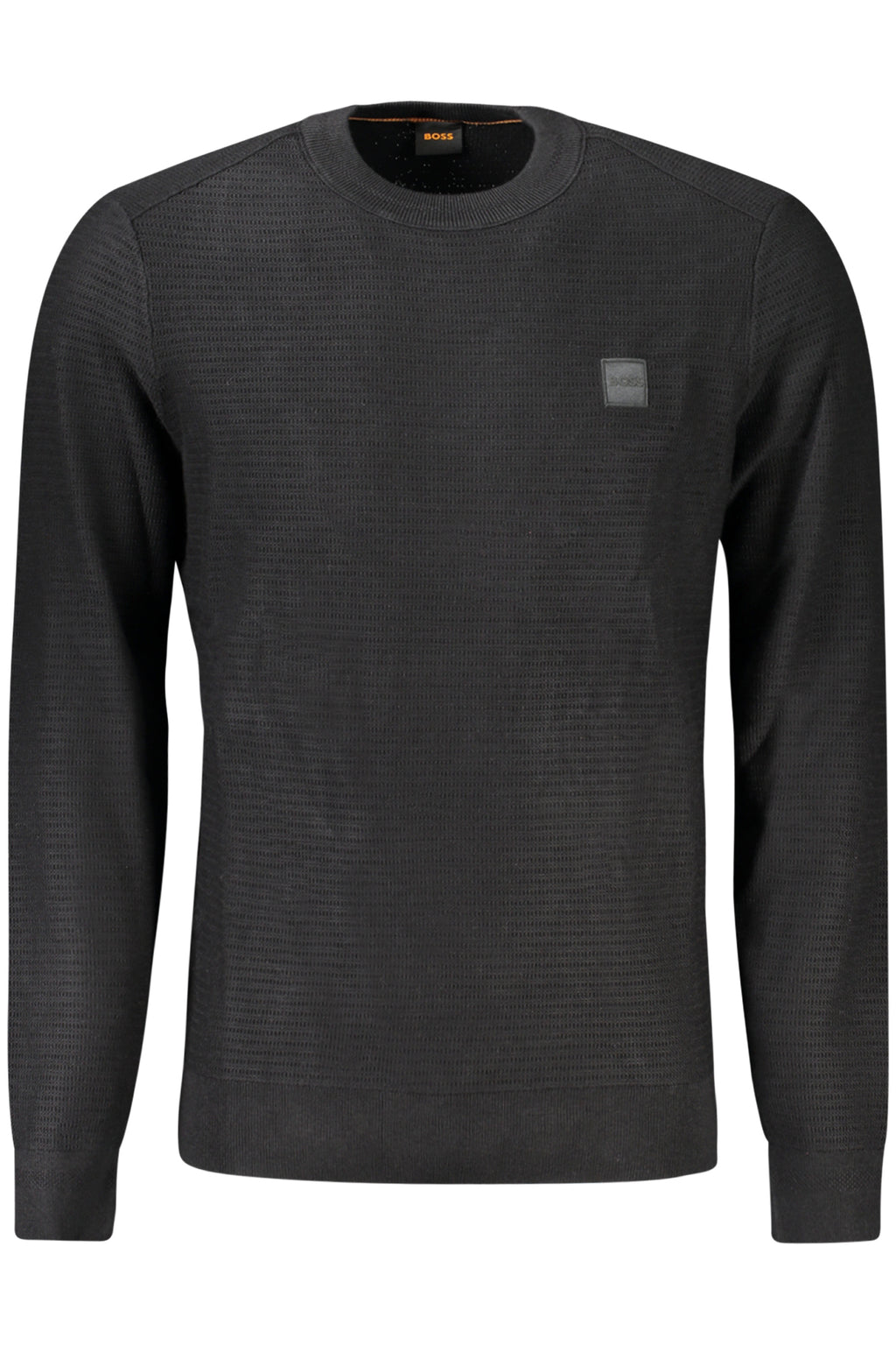 HUGO BOSS MEN'S BLACK SWEATER