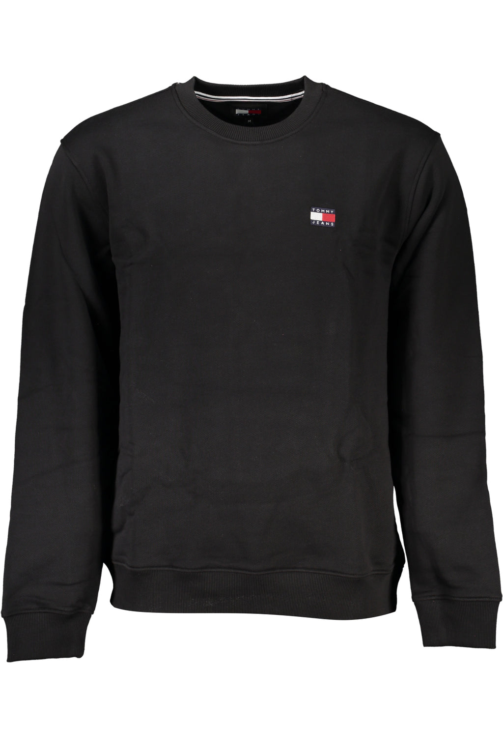 TOMMY HILFIGER MEN'S BLACK ZIPLESS SWEATSHIRT