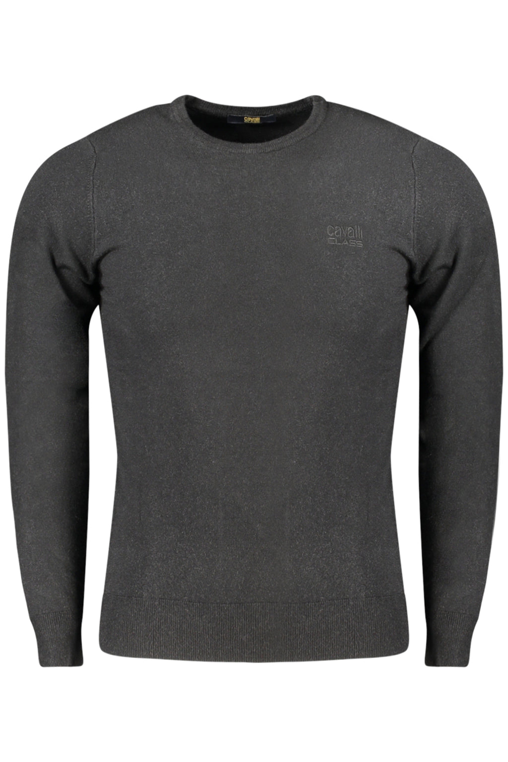 CAVALLI CLASS MEN'S BLACK SWEATER