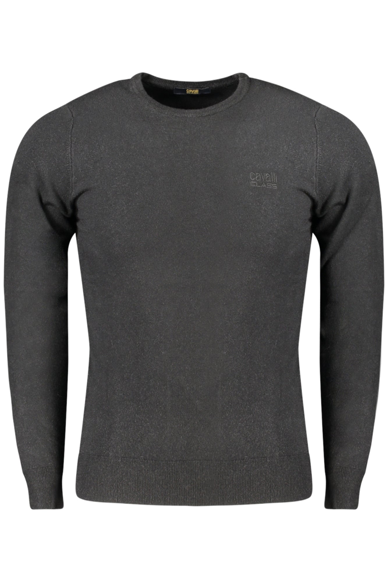 CAVALLI CLASS MEN'S BLACK SWEATER