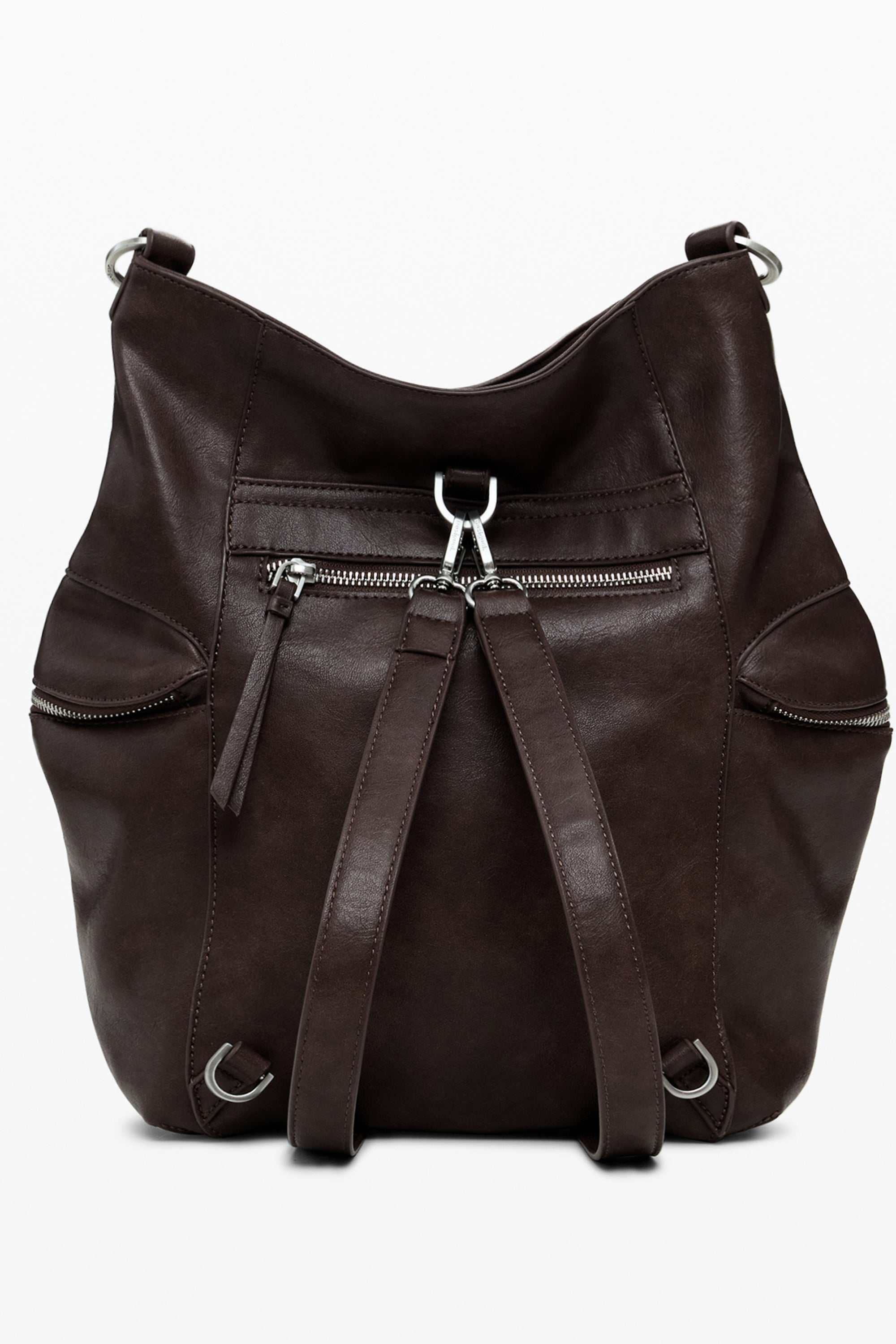 DESIGUAL WOMEN'S BROWN BACKPACK