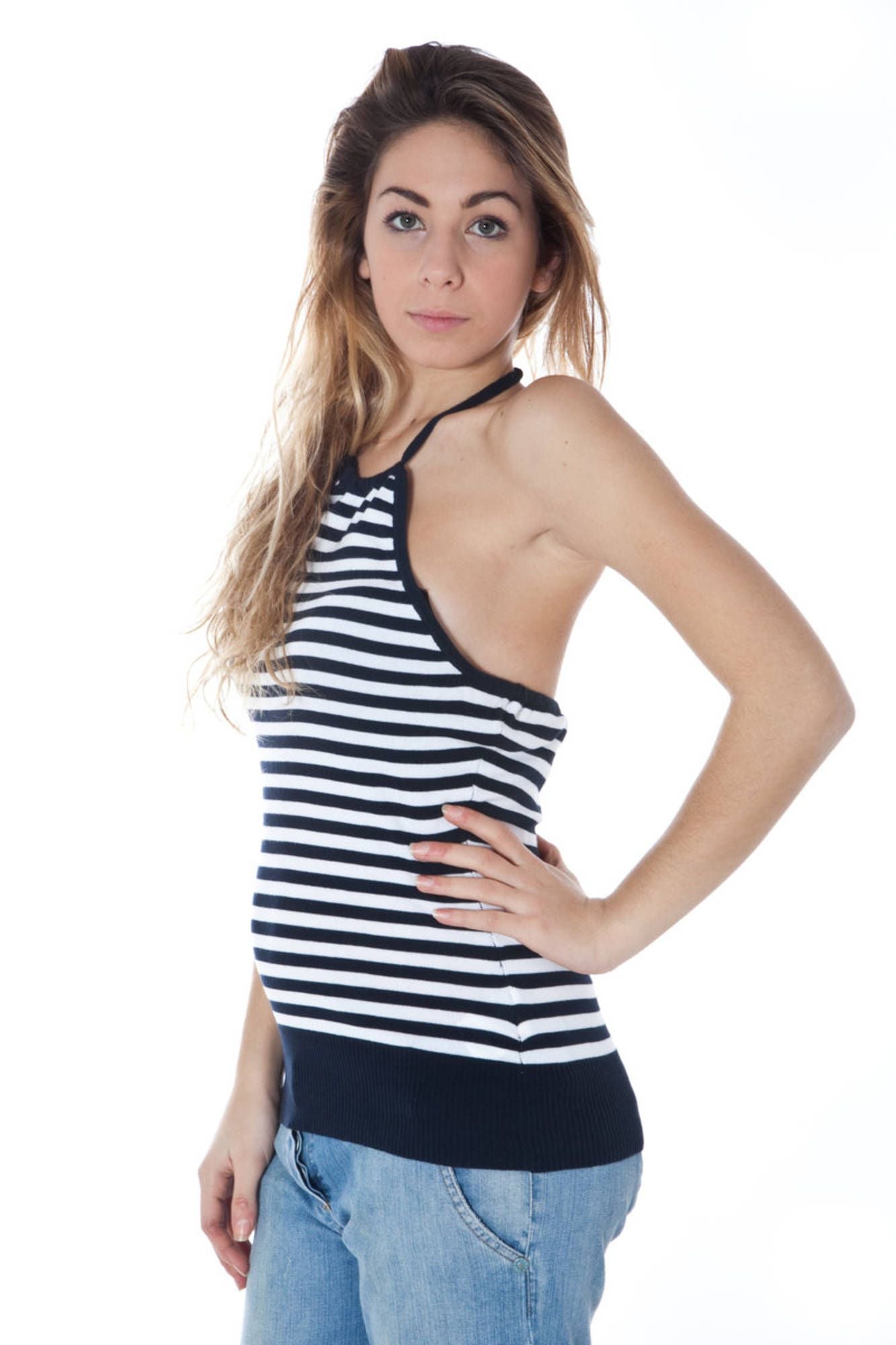 DATCH WOMEN'S BLUE TANK TOP
