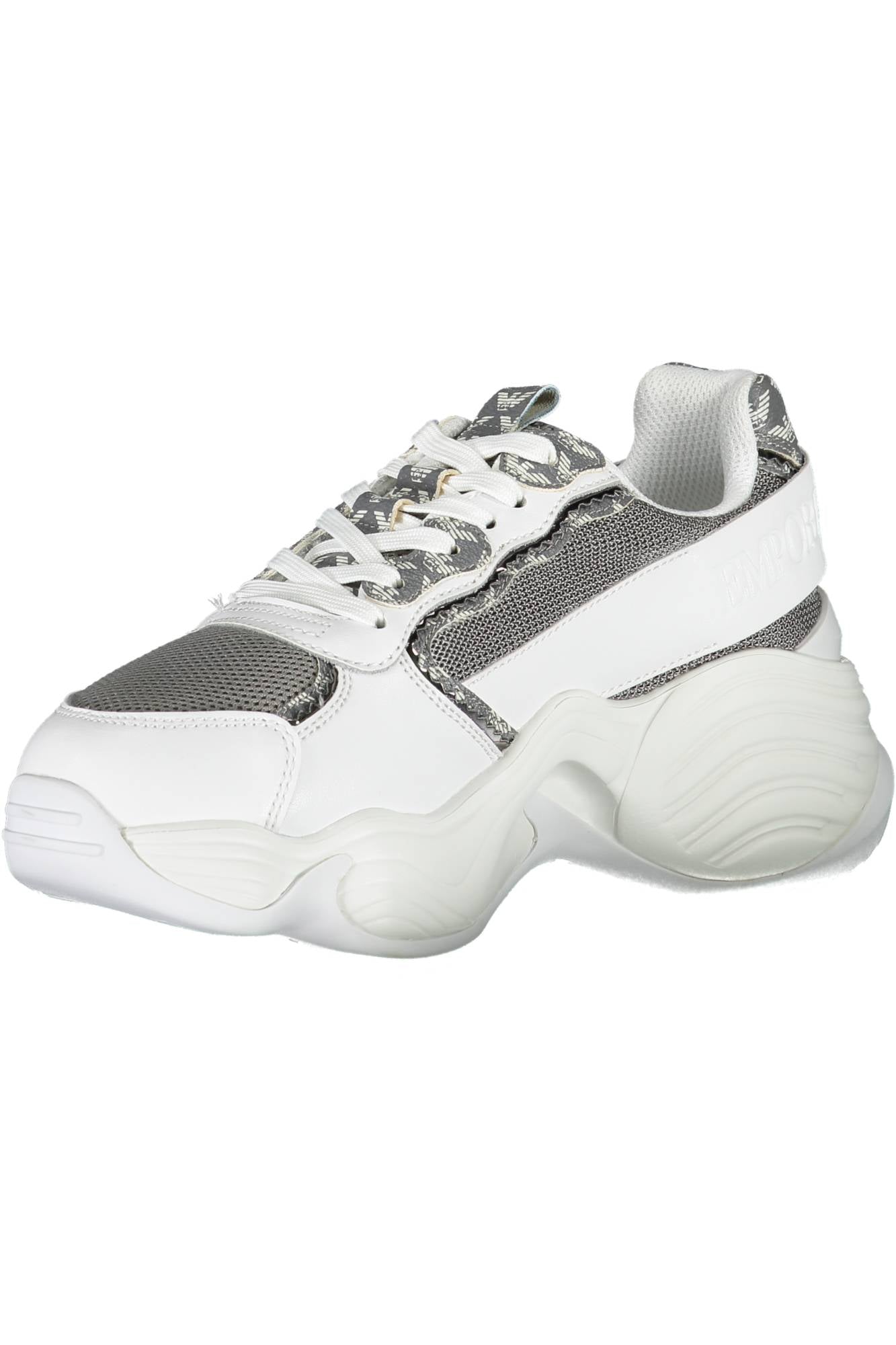 EMPORIO ARMANI WHITE WOMAN SPORTS SHOES