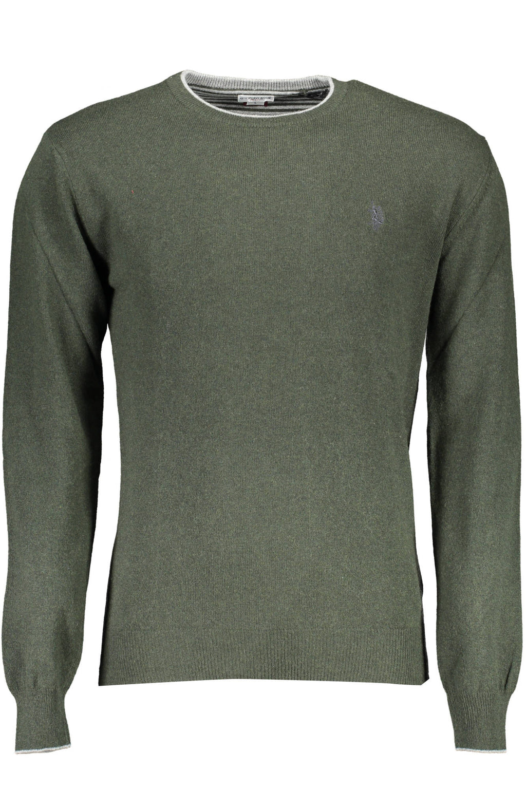 US POLO GREEN MEN'S SWEATER