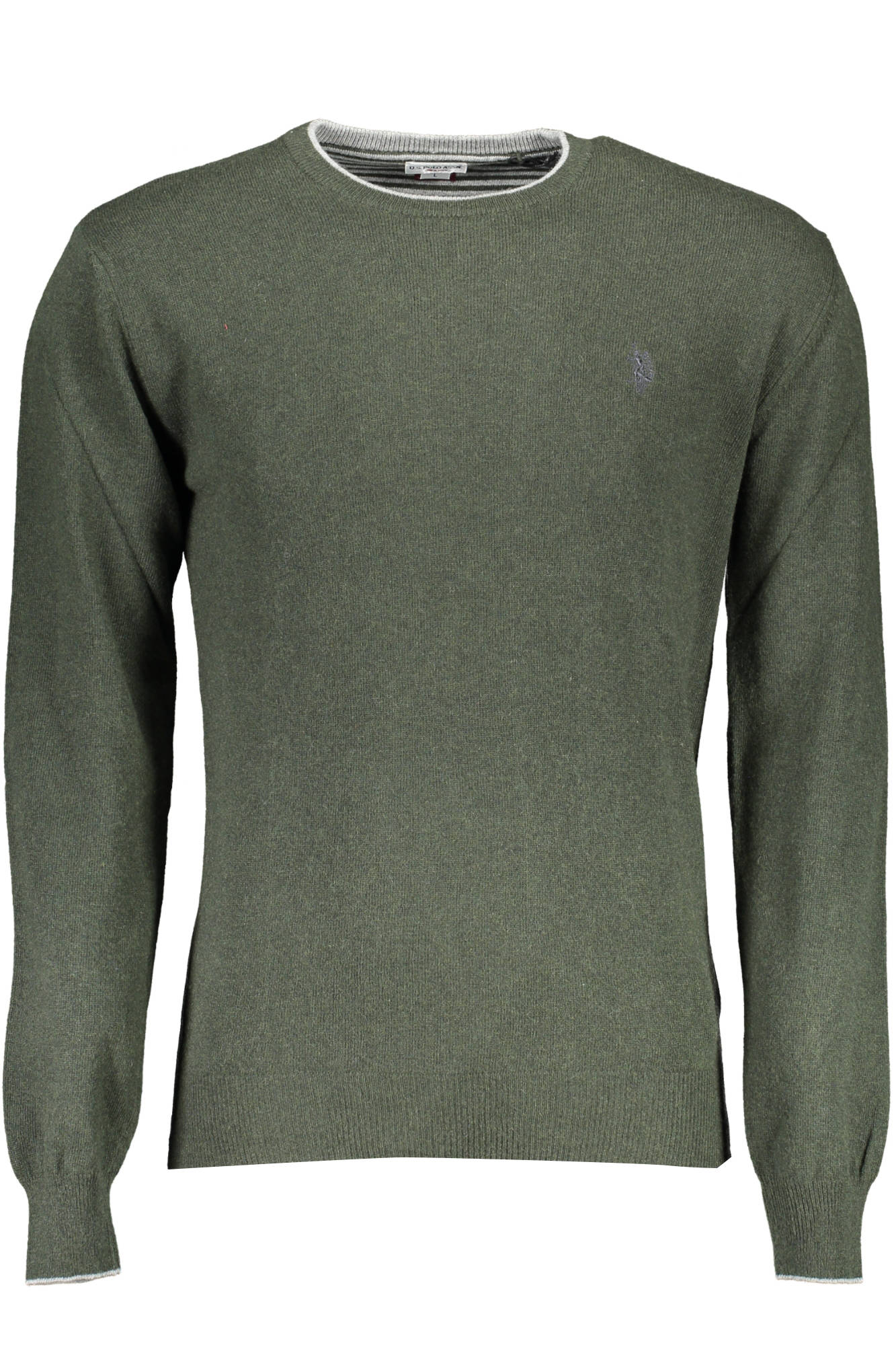US POLO GREEN MEN'S SWEATER