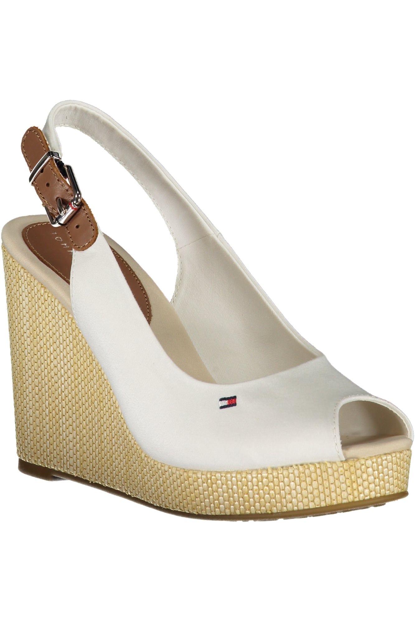 TOMMY HILFIGER WOMEN'S WHITE SANDAL FOOTWEAR