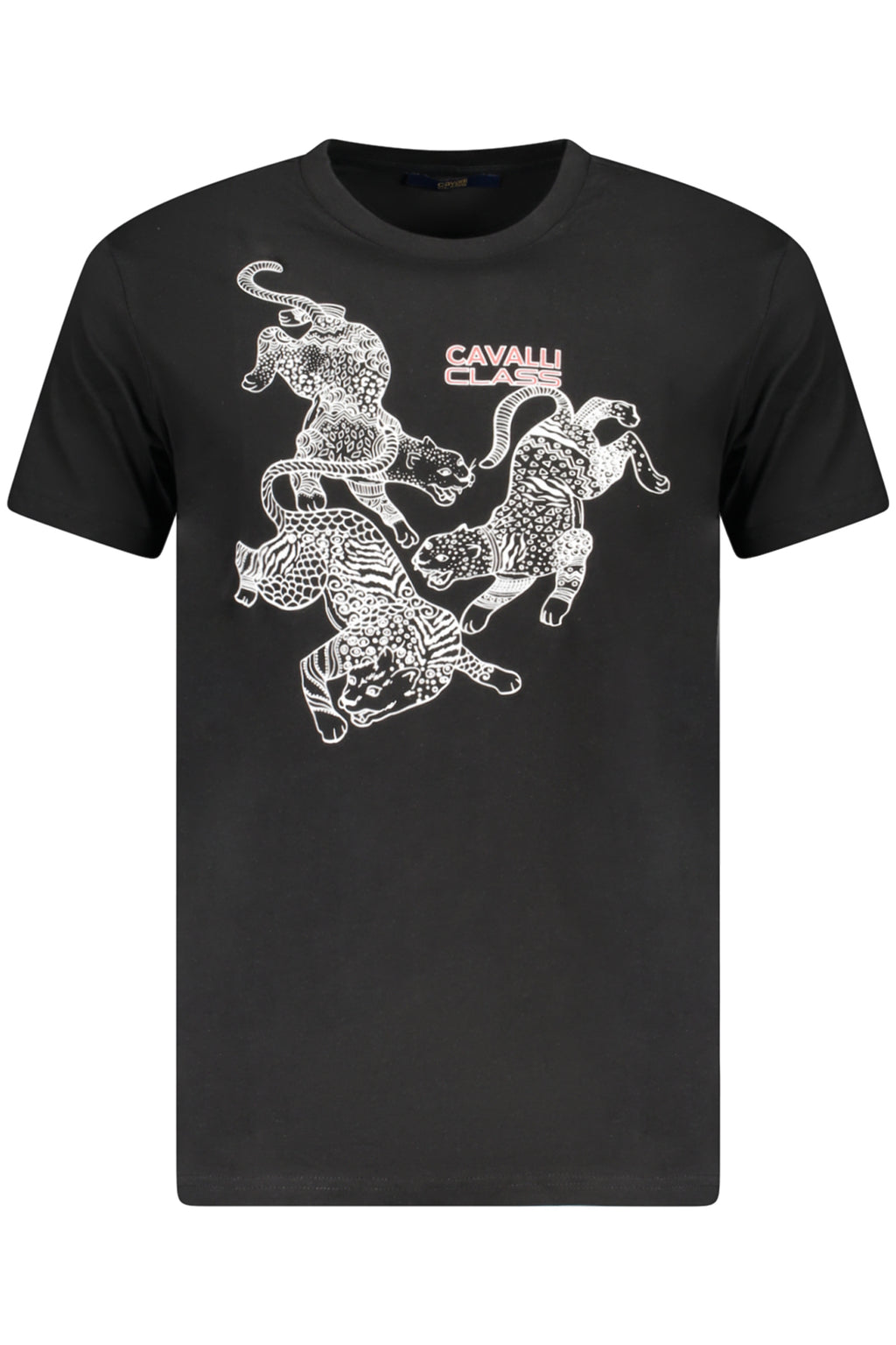 CAVALLI CLASS SHORT SLEEVE T-SHIRT MEN BLACK