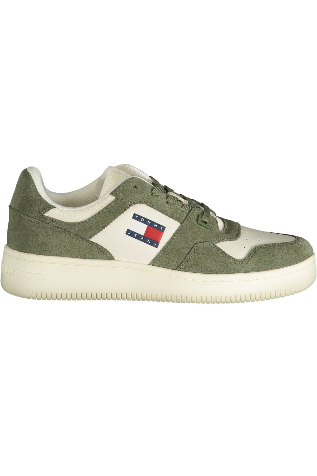 TOMMY HILFIGER GREEN MEN'S SPORTS SHOES