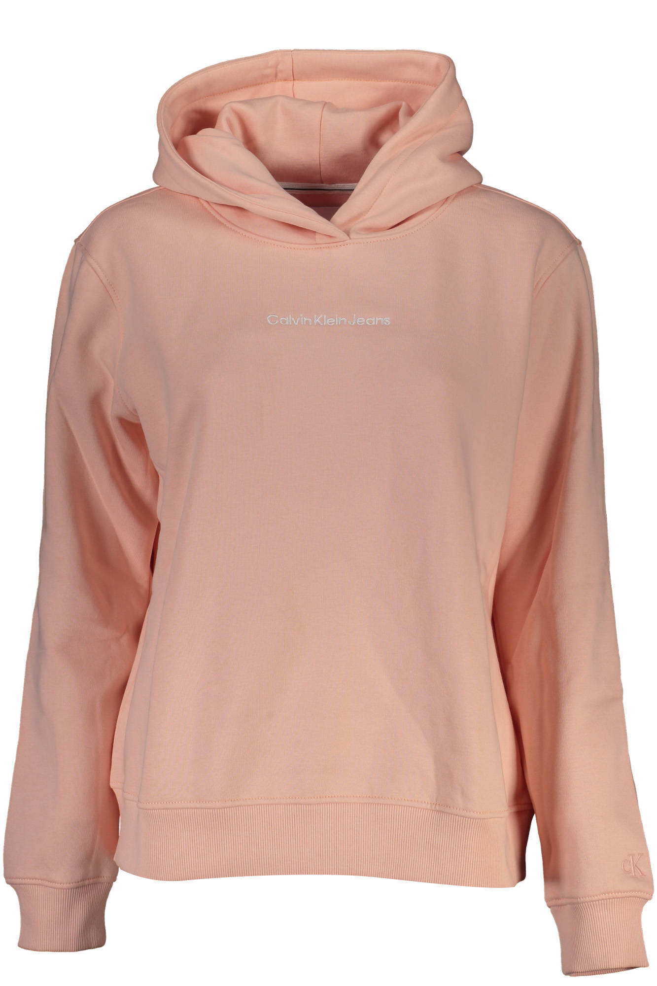CALVIN KLEIN WOMEN'S PINK ZIPLESS SWEATSHIRT