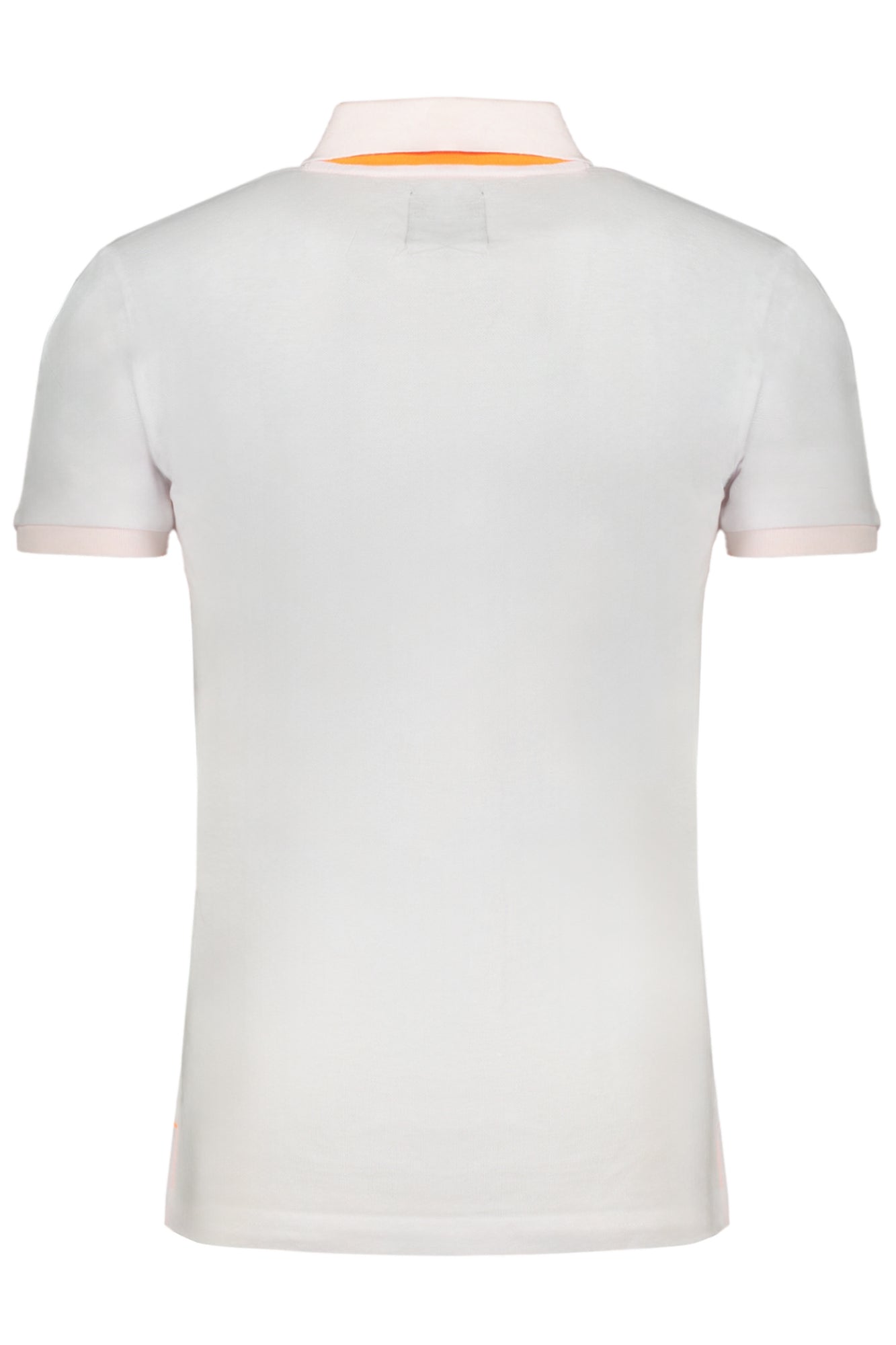 GIAN MARCO VENTURI MEN'S WHITE SHORT SLEEVED POLO SHIRT