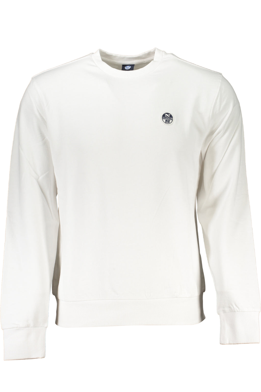 NORTH SAILS MEN'S WHITE ZIPLESS SWEATSHIRT