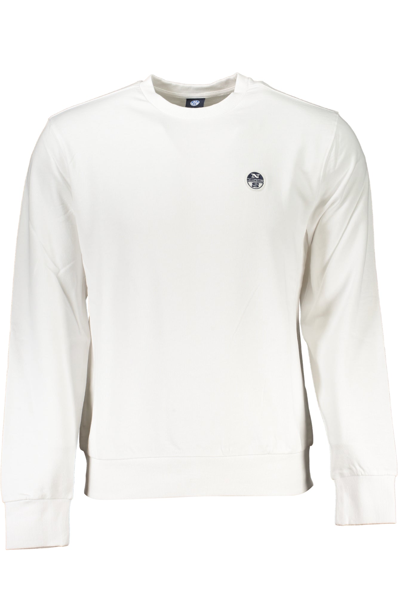 NORTH SAILS MEN'S WHITE ZIPLESS SWEATSHIRT