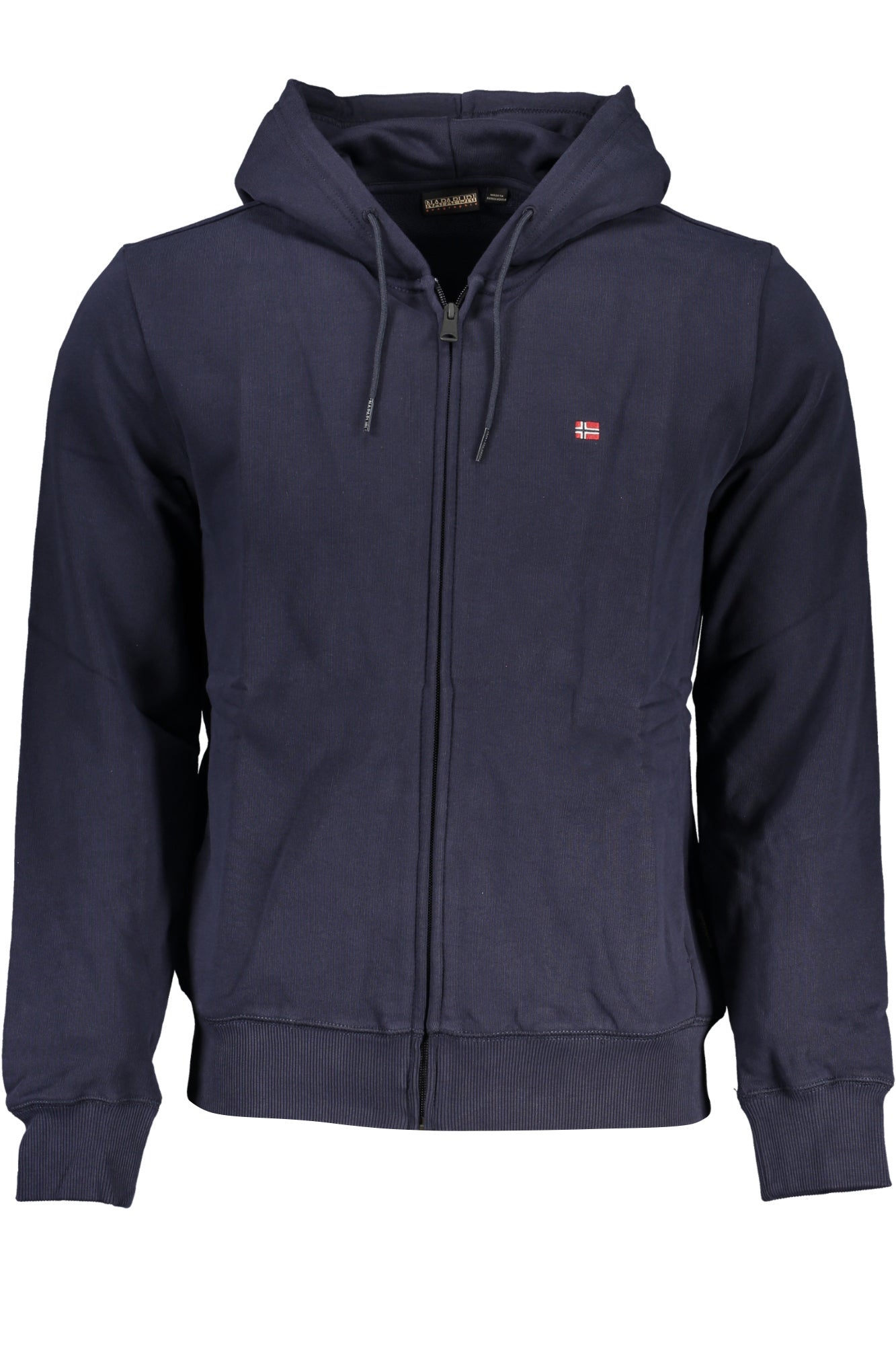 NAPAPIJRI MEN'S BLUE ZIP SWEATSHIRT