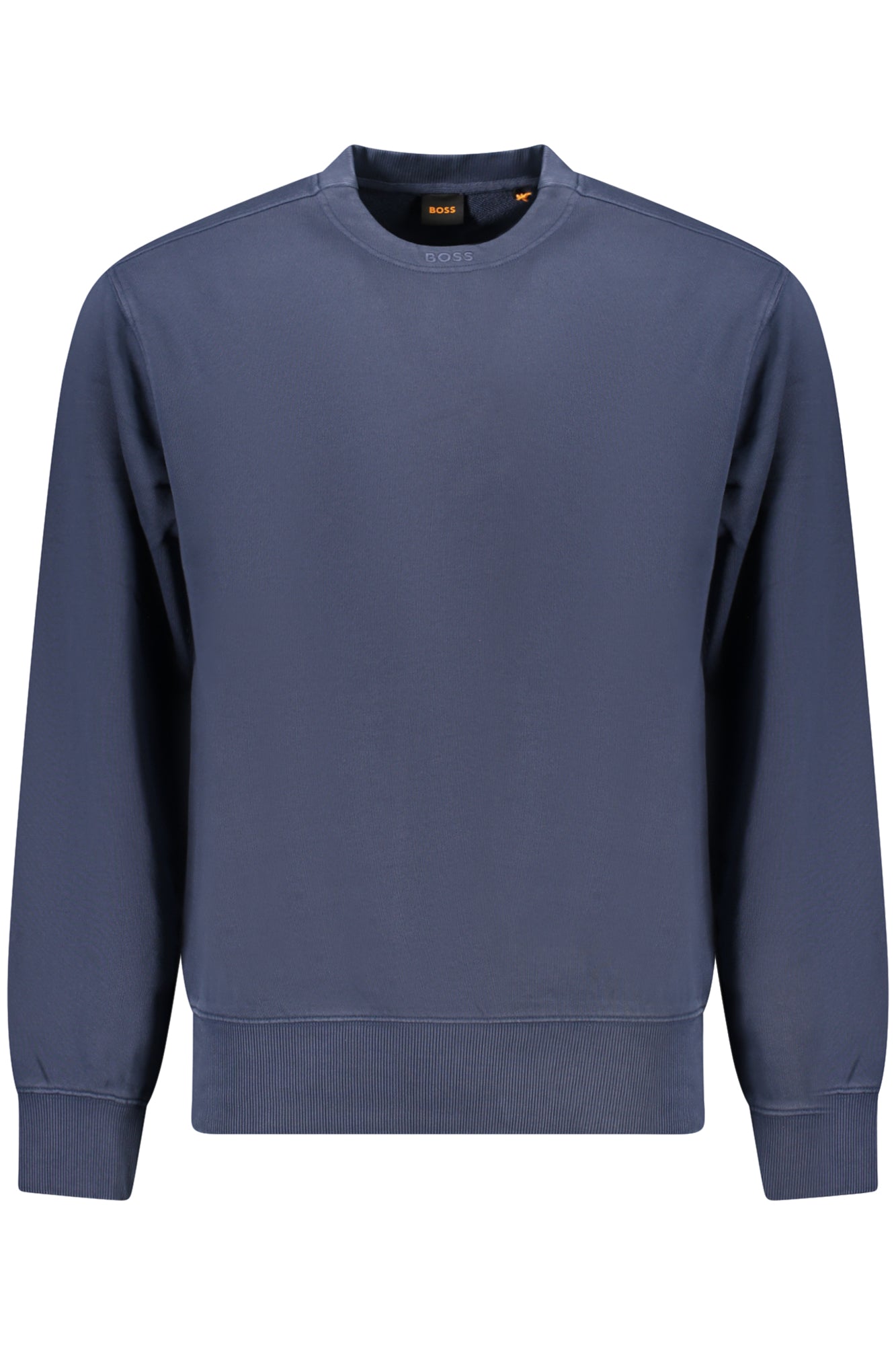 HUGO BOSS MEN'S ZIP-UP SWEATSHIRT BLUE