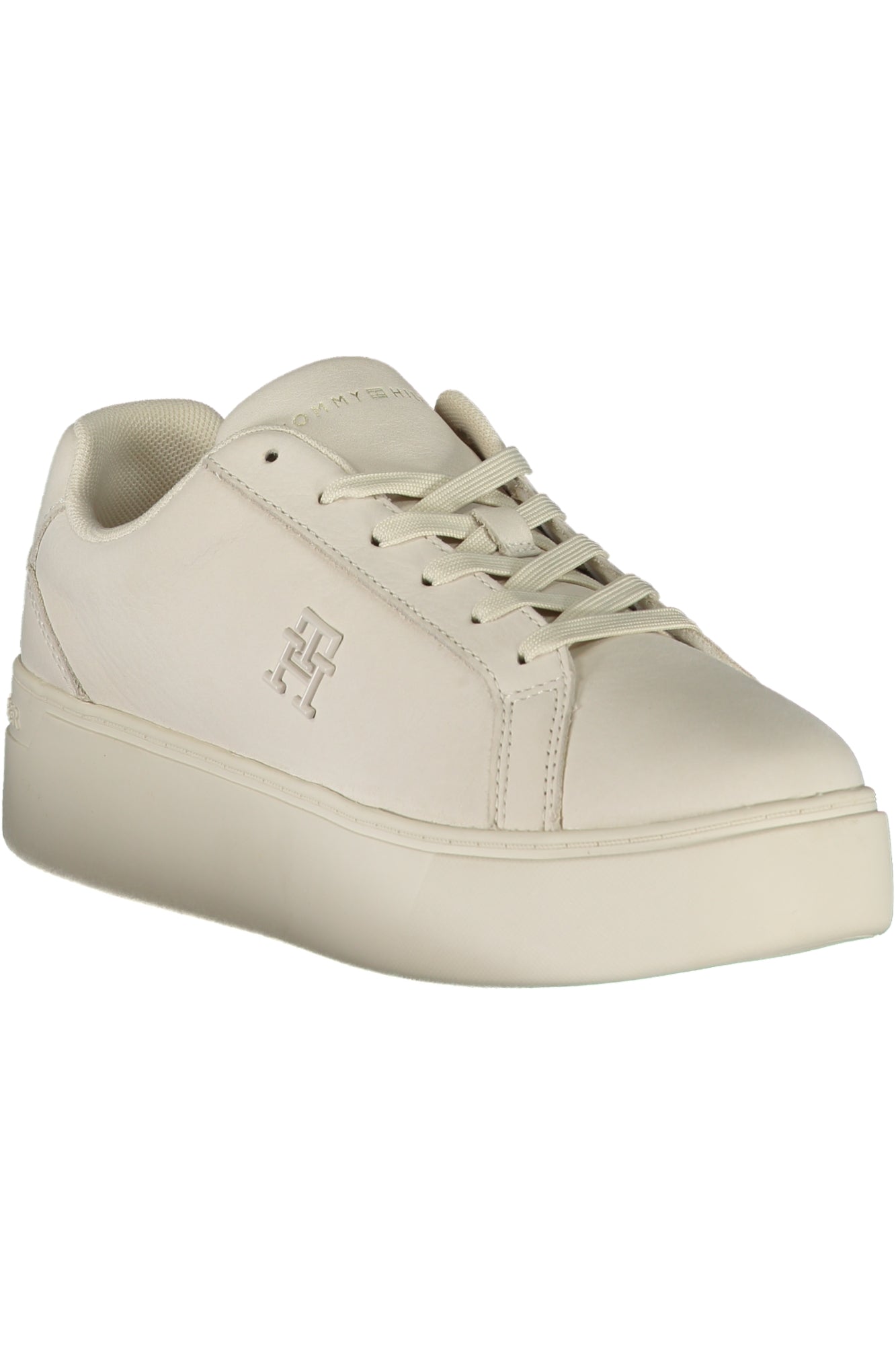 TOMMY HILFIGER WHITE WOMEN'S SPORTS SHOES