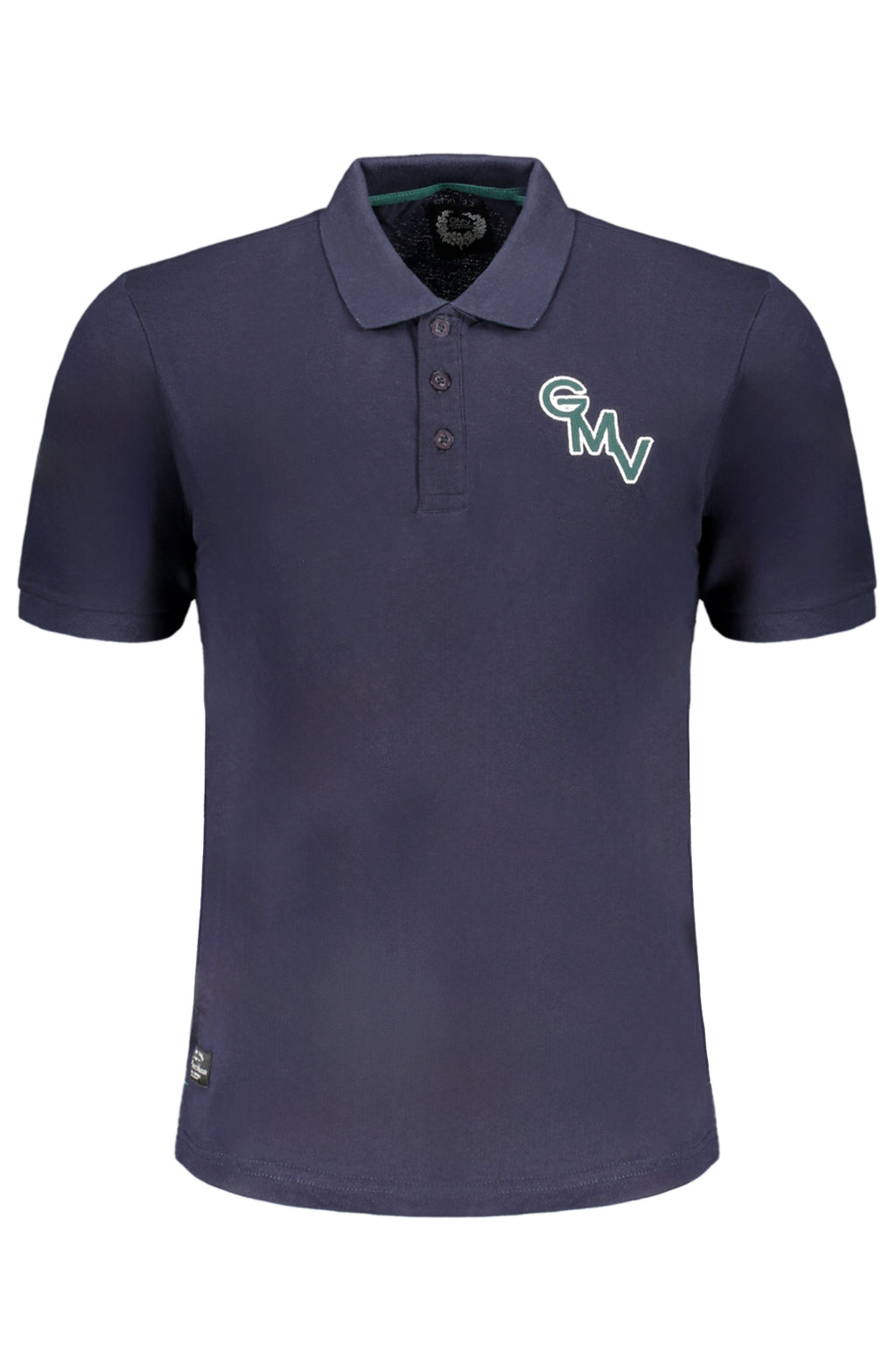 GIAN MARCO VENTURI MEN'S SHORT SLEEVED POLO SHIRT BLUE