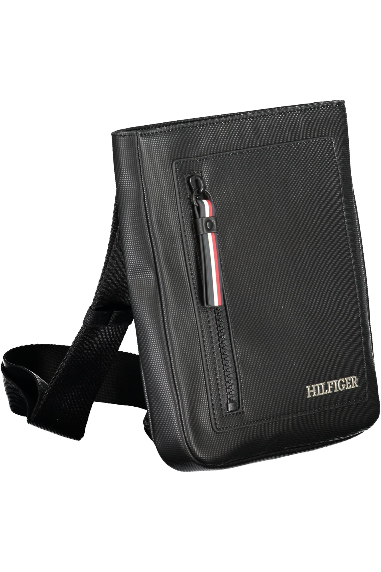 TOMMY HILFIGER MEN'S BLACK SHOULDER BAG