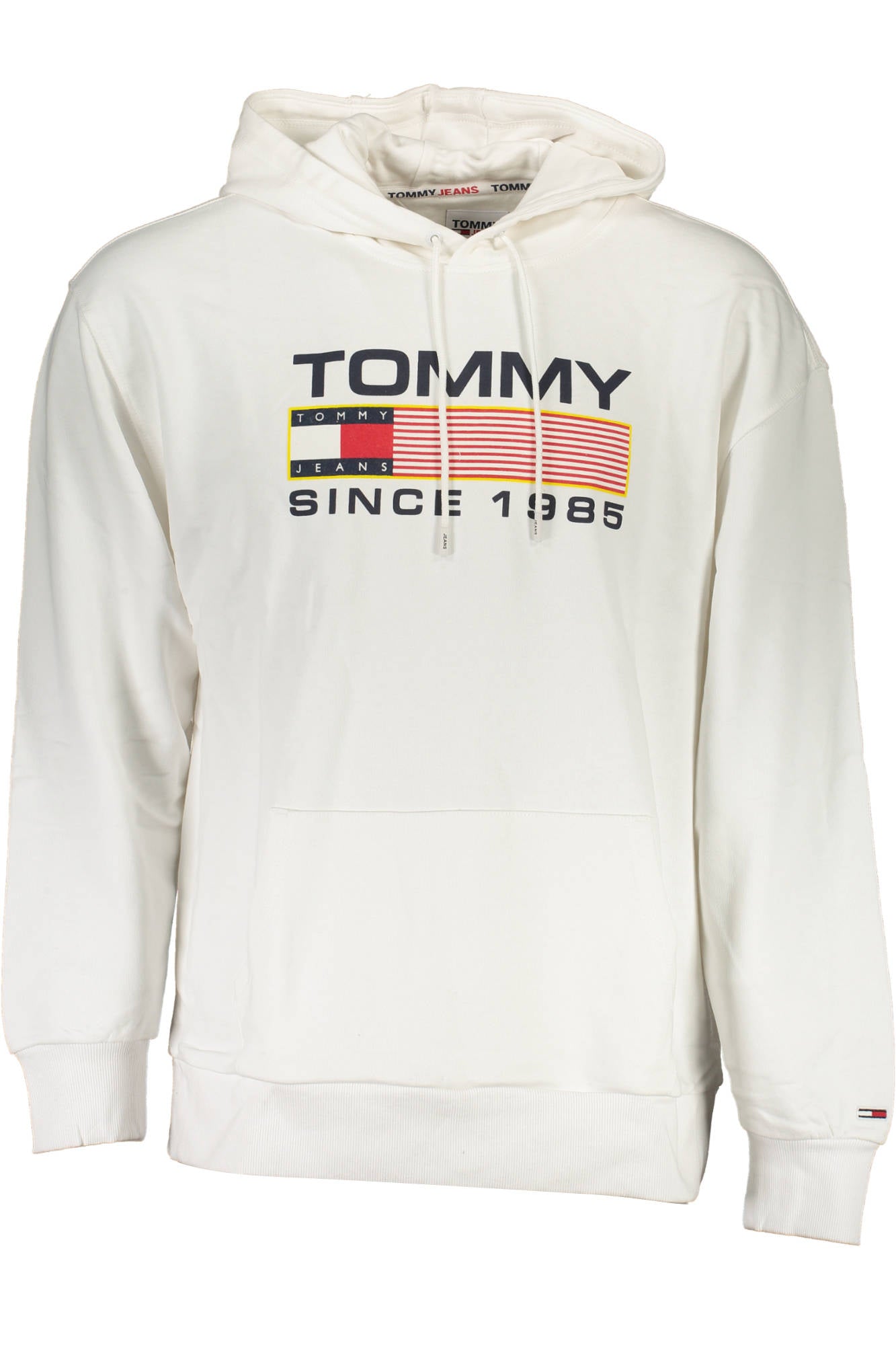 TOMMY HILFIGER MAN WHITE SWEATSHIRT WITHOUT ZIP